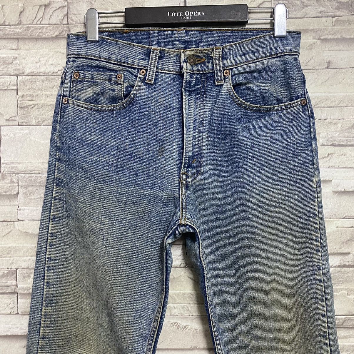 Levi's Vintage 90s Levis 505 Dirty Faded Jeans 30x31 Size US 30 / EU 46 - 4 Thumbnail