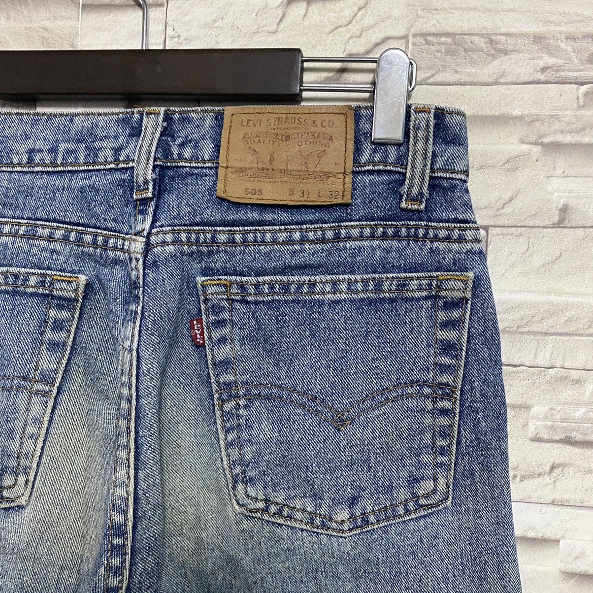 Levi's Vintage 90s Levis 505 Dirty Faded Jeans 30x31 Size US 30 / EU 46 - 12 Thumbnail