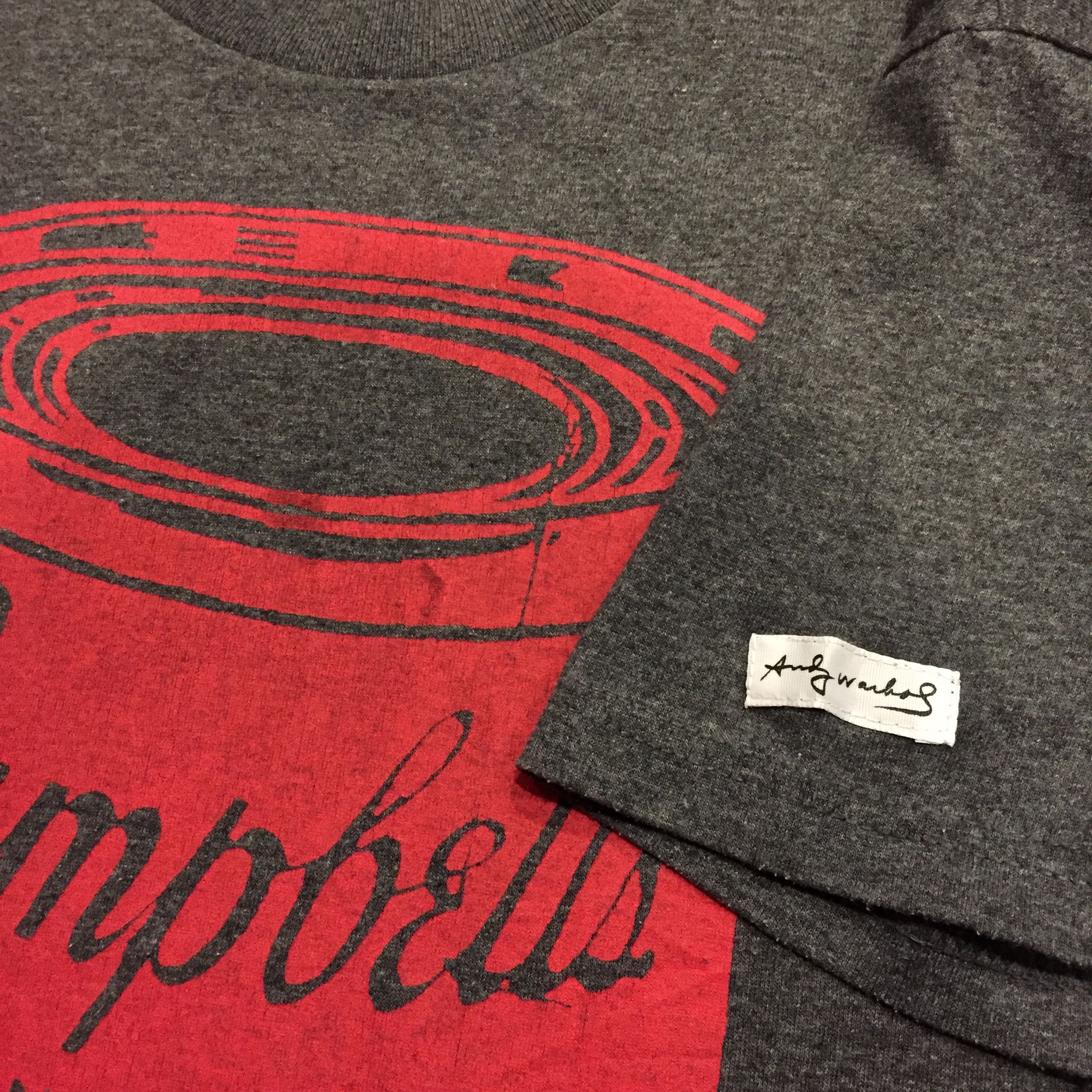Andy Warhol VINTAGE 00s ANDY WARHOL TOMATO SOUP CAMPBELLS POP ART TSHIRT Size US S / EU 44-46 / 1 - 5 Thumbnail