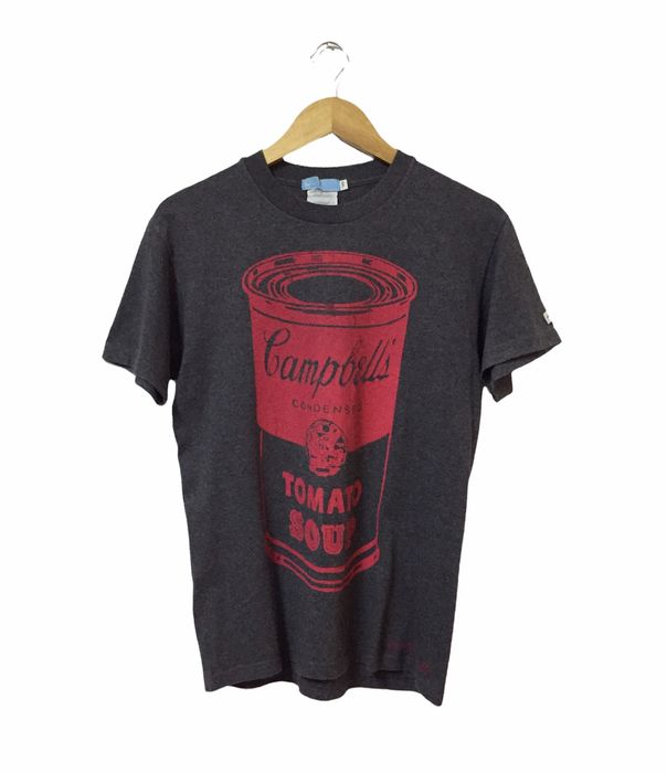 Vintage VINTAGE 00s ANDY WARHOL TOMATO SOUP CAMPBELLS POP ART TSHIRT ...