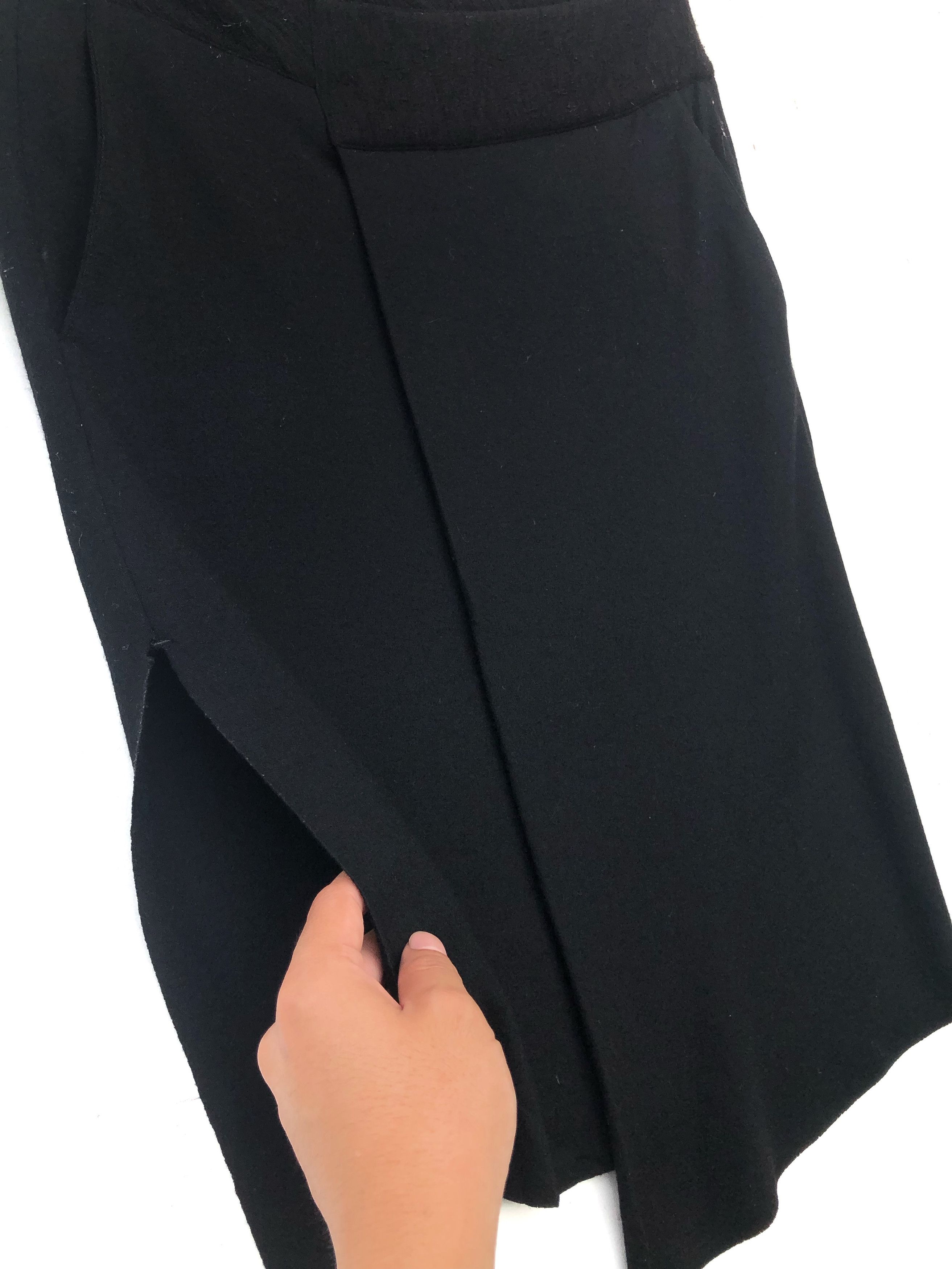 Helmut Lang HELMUT LANG ASYMMETRICAL DEEP PLEAT SONARWOOL SKIRT Size 29" - 5 Thumbnail