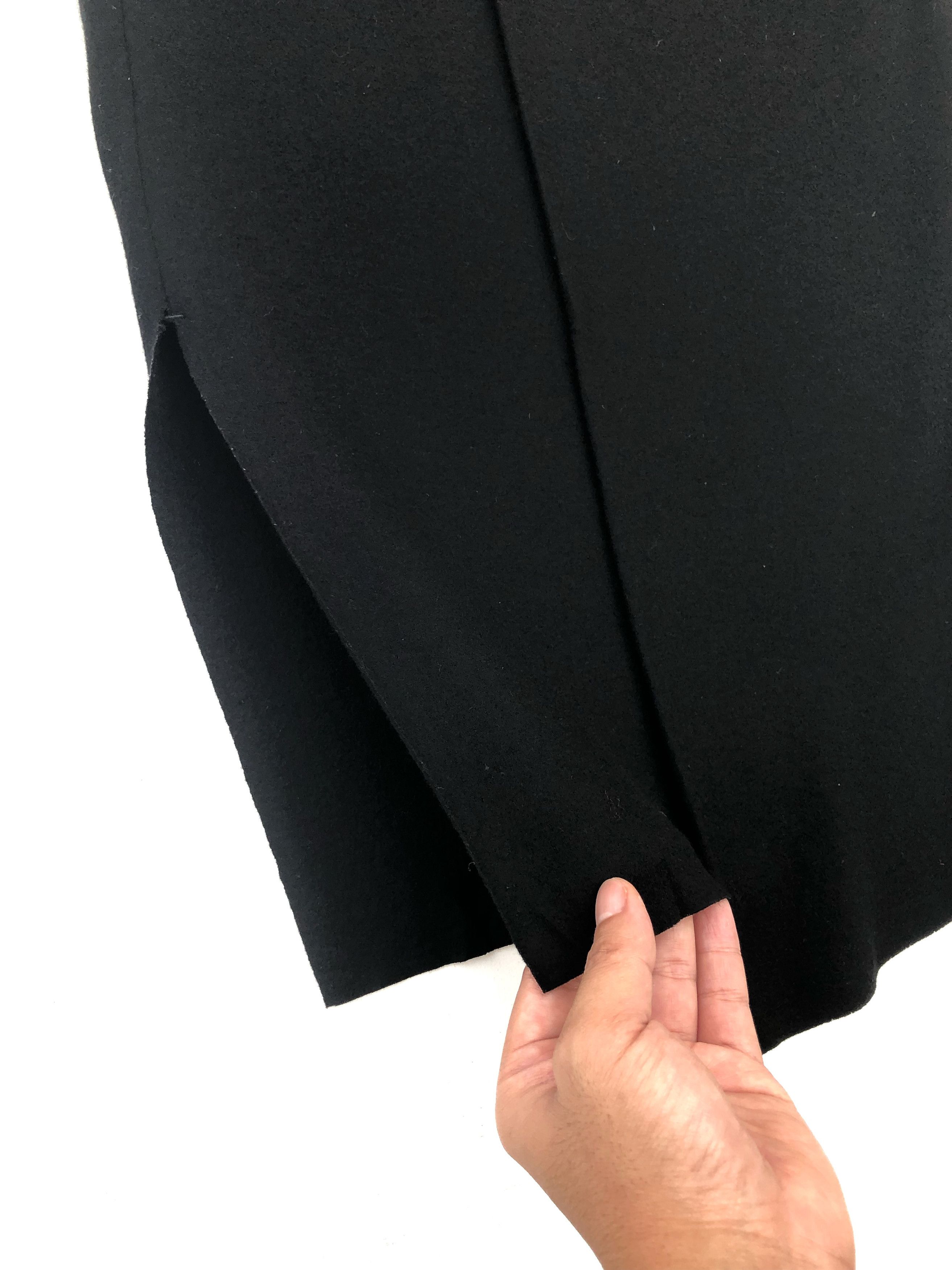 Helmut Lang HELMUT LANG ASYMMETRICAL DEEP PLEAT SONARWOOL SKIRT Size 29" - 4 Thumbnail