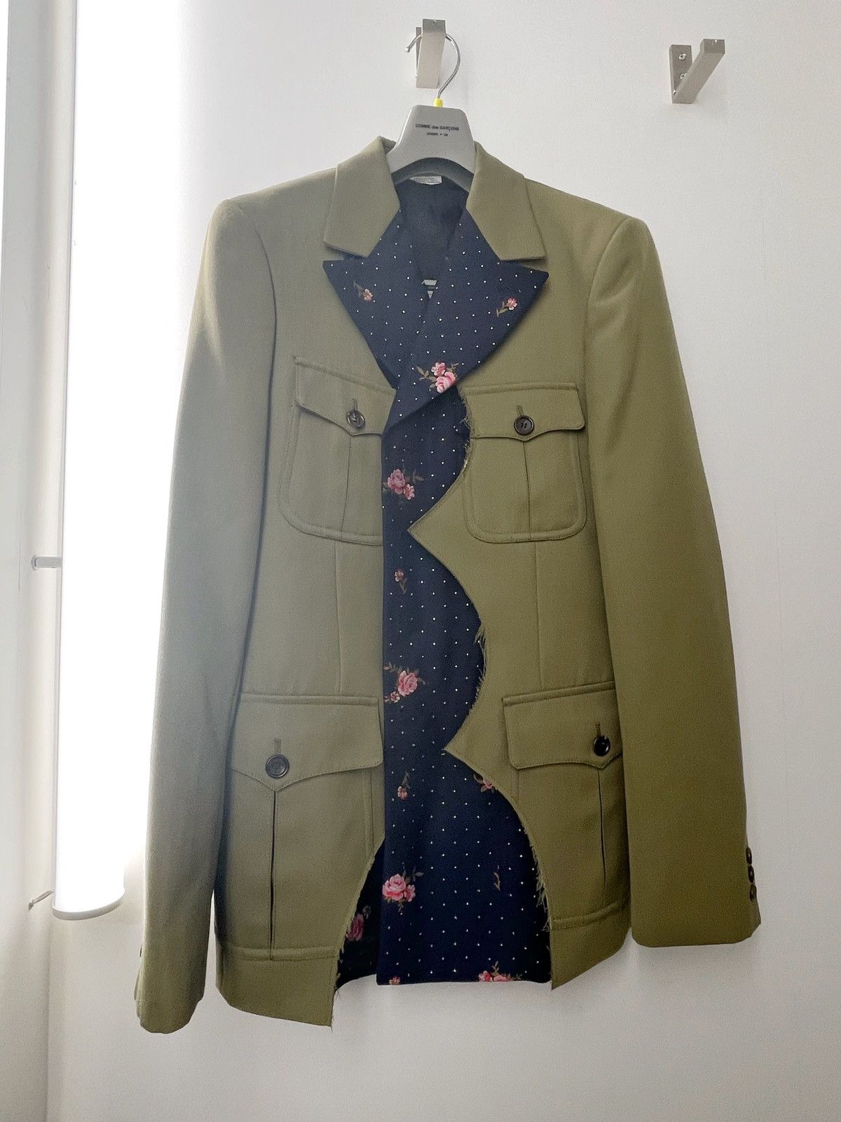 Comme des Garcons Homme Plus Comme Des Garçons Homme Plus scalloped military blazer Size 48R - 1 Thumbnail