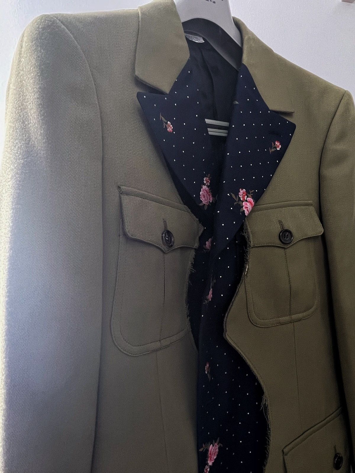Comme des Garcons Homme Plus Comme Des Garçons Homme Plus scalloped military blazer Size 48R - 4 Thumbnail