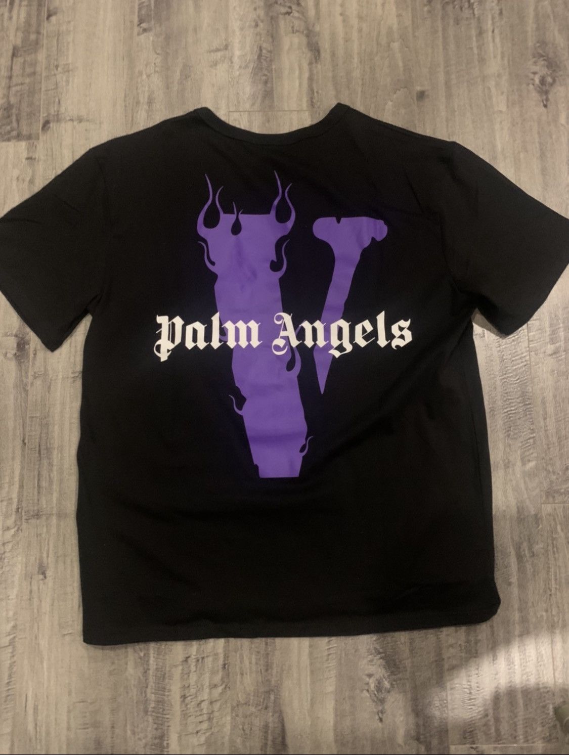 Vlone X Palm Angels T-shirt Purple/black