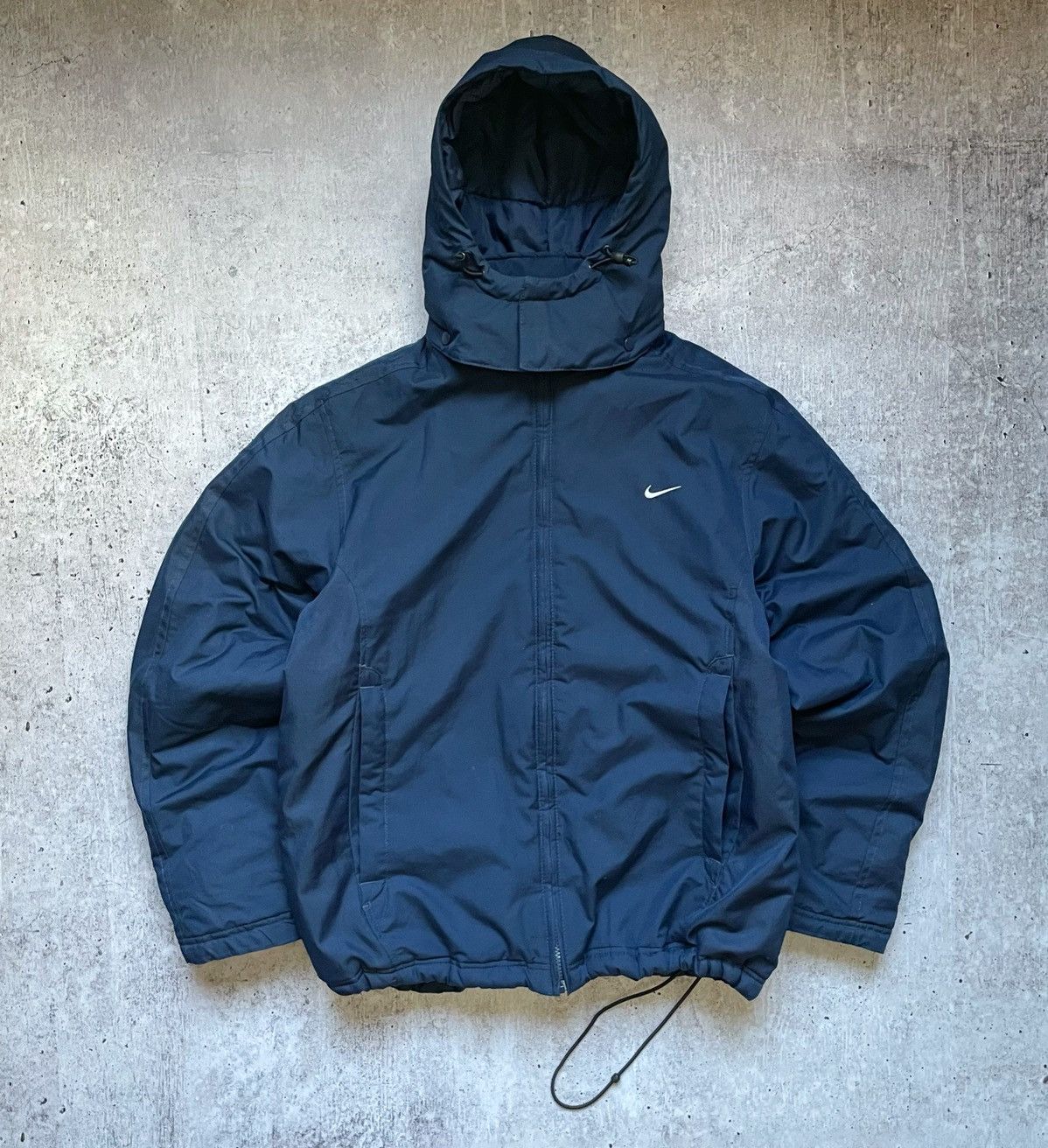 Nike × Vintage Nike Big Embroidered Swoosh Logo Vintage Light Puffer Jacket Size US S / EU 44-46 / 1 - 2 Thumbnail