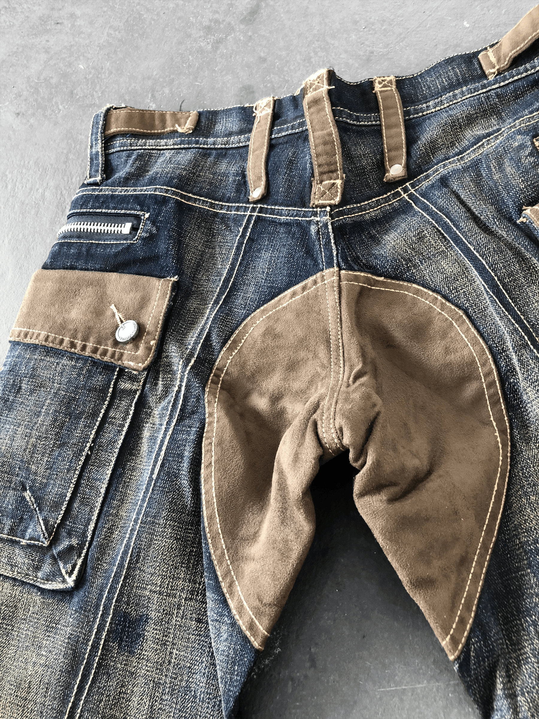 Vintage RARE🔥VINTAGE SOCIAL LEISURE WESTERN STYLE DENIM Size US 30 / EU 46 - 11 Thumbnail