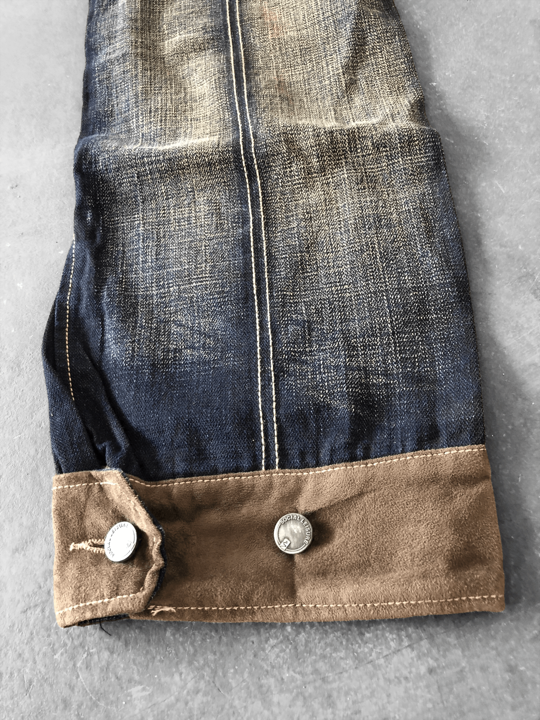 Vintage RARE🔥VINTAGE SOCIAL LEISURE WESTERN STYLE DENIM Size US 30 / EU 46 - 12 Thumbnail