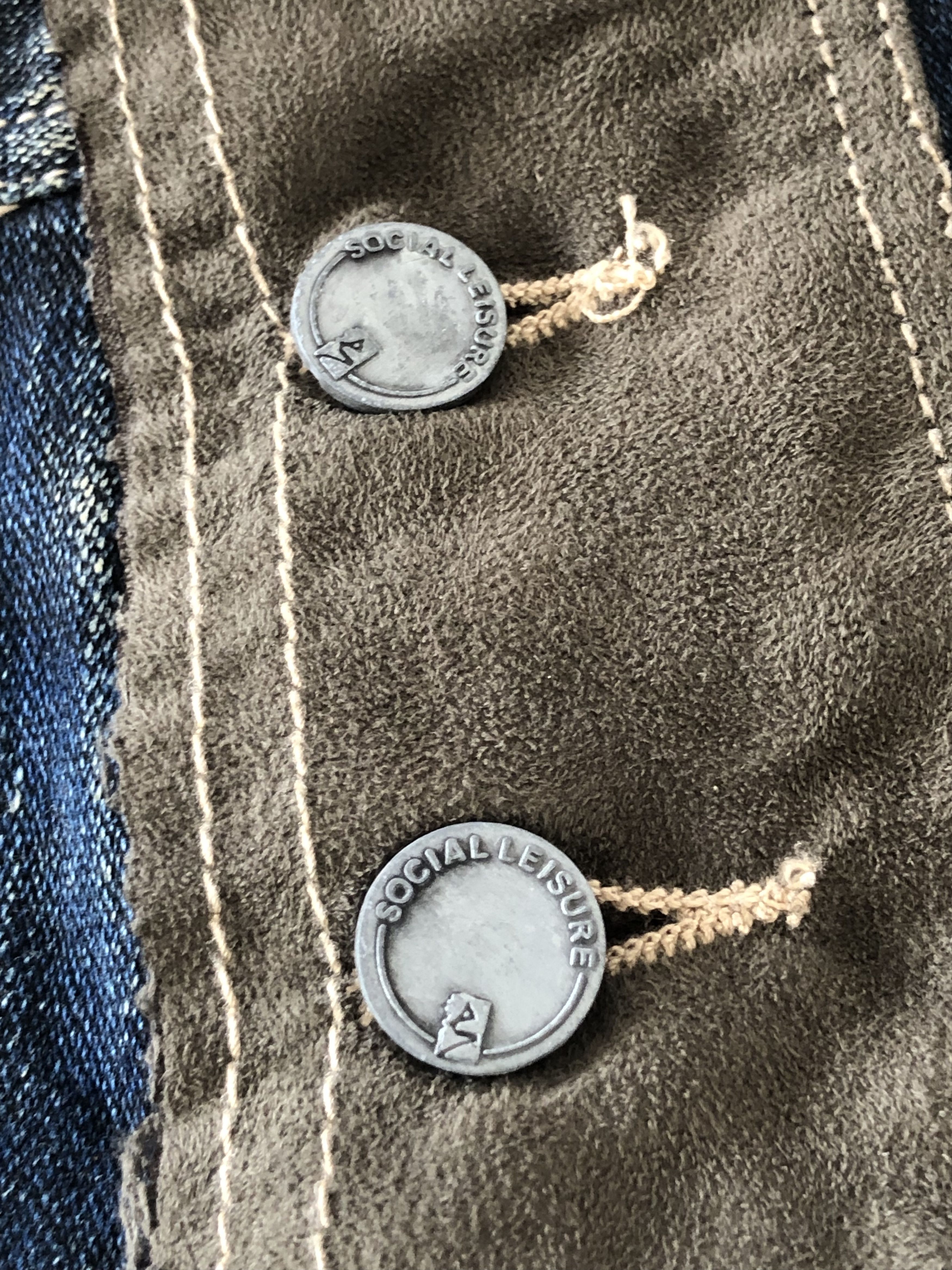 Vintage RARE🔥VINTAGE SOCIAL LEISURE WESTERN STYLE DENIM Size US 30 / EU 46 - 14 Thumbnail
