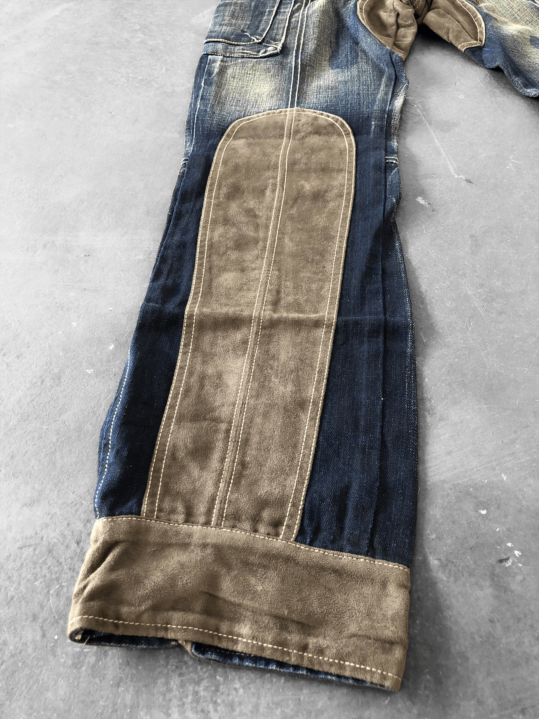 Vintage RARE🔥VINTAGE SOCIAL LEISURE WESTERN STYLE DENIM Size US 30 / EU 46 - 3 Thumbnail