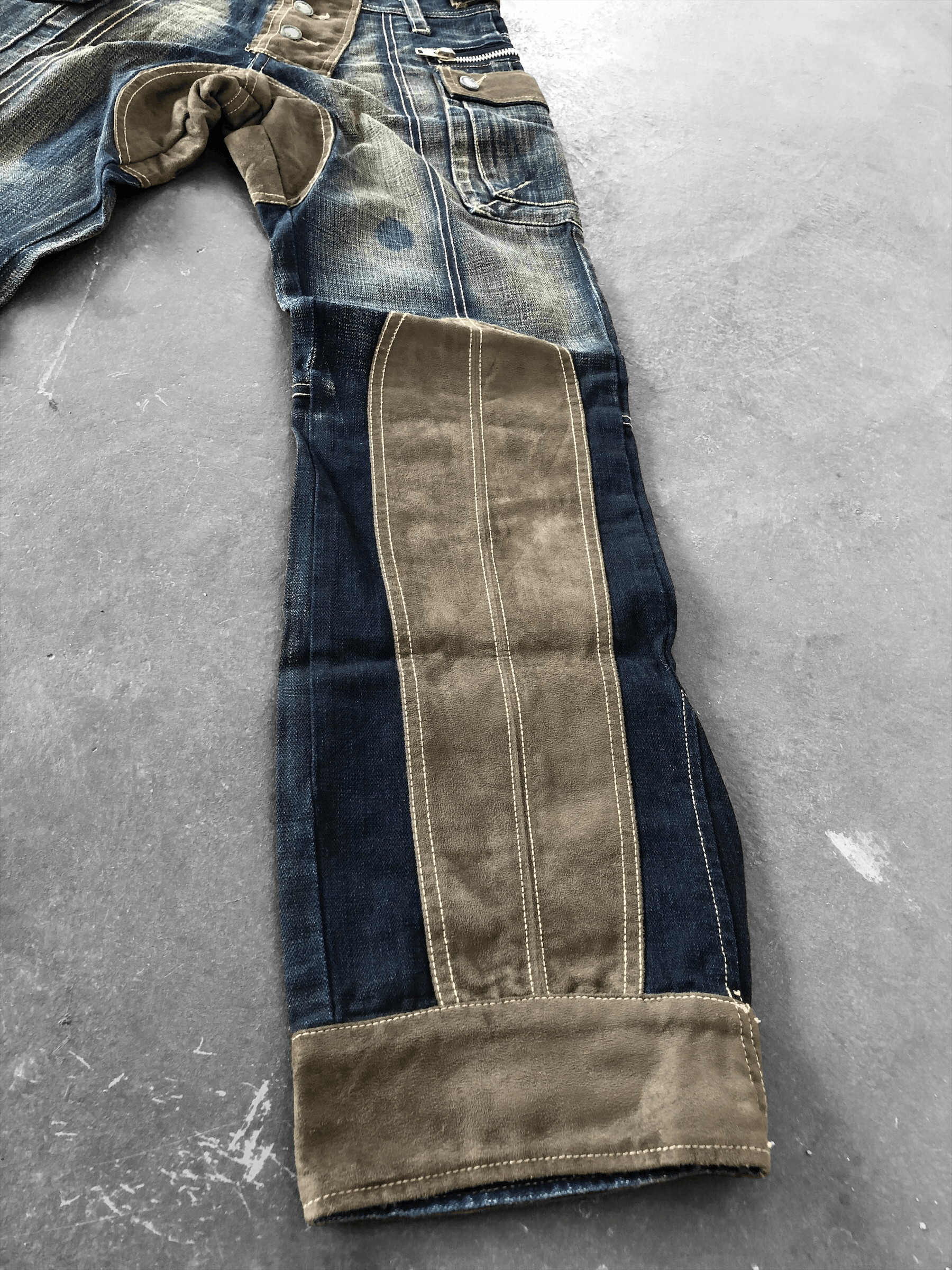 Vintage RARE🔥VINTAGE SOCIAL LEISURE WESTERN STYLE DENIM Size US 30 / EU 46 - 4 Thumbnail