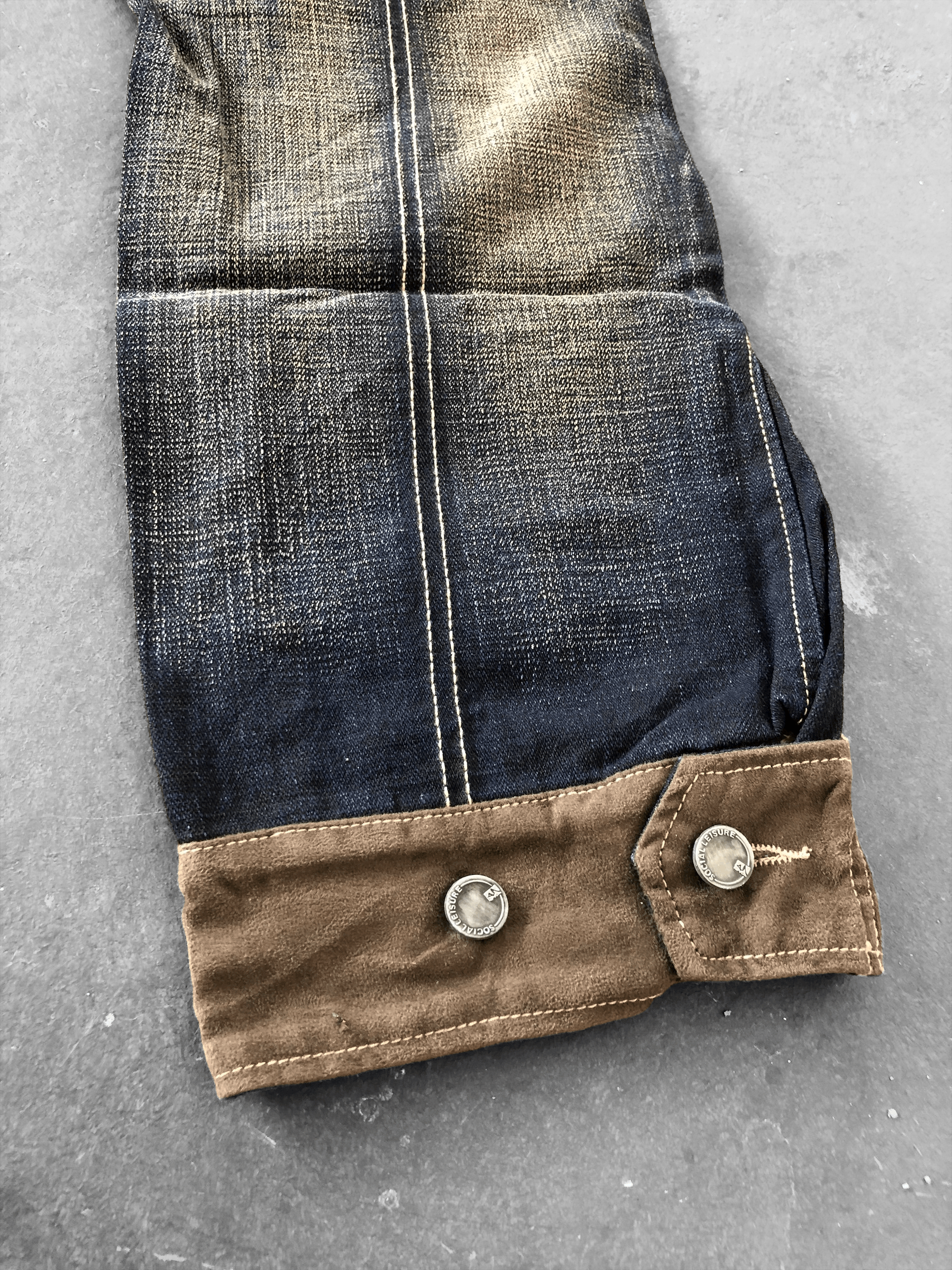 Vintage RARE🔥VINTAGE SOCIAL LEISURE WESTERN STYLE DENIM Size US 30 / EU 46 - 10 Thumbnail