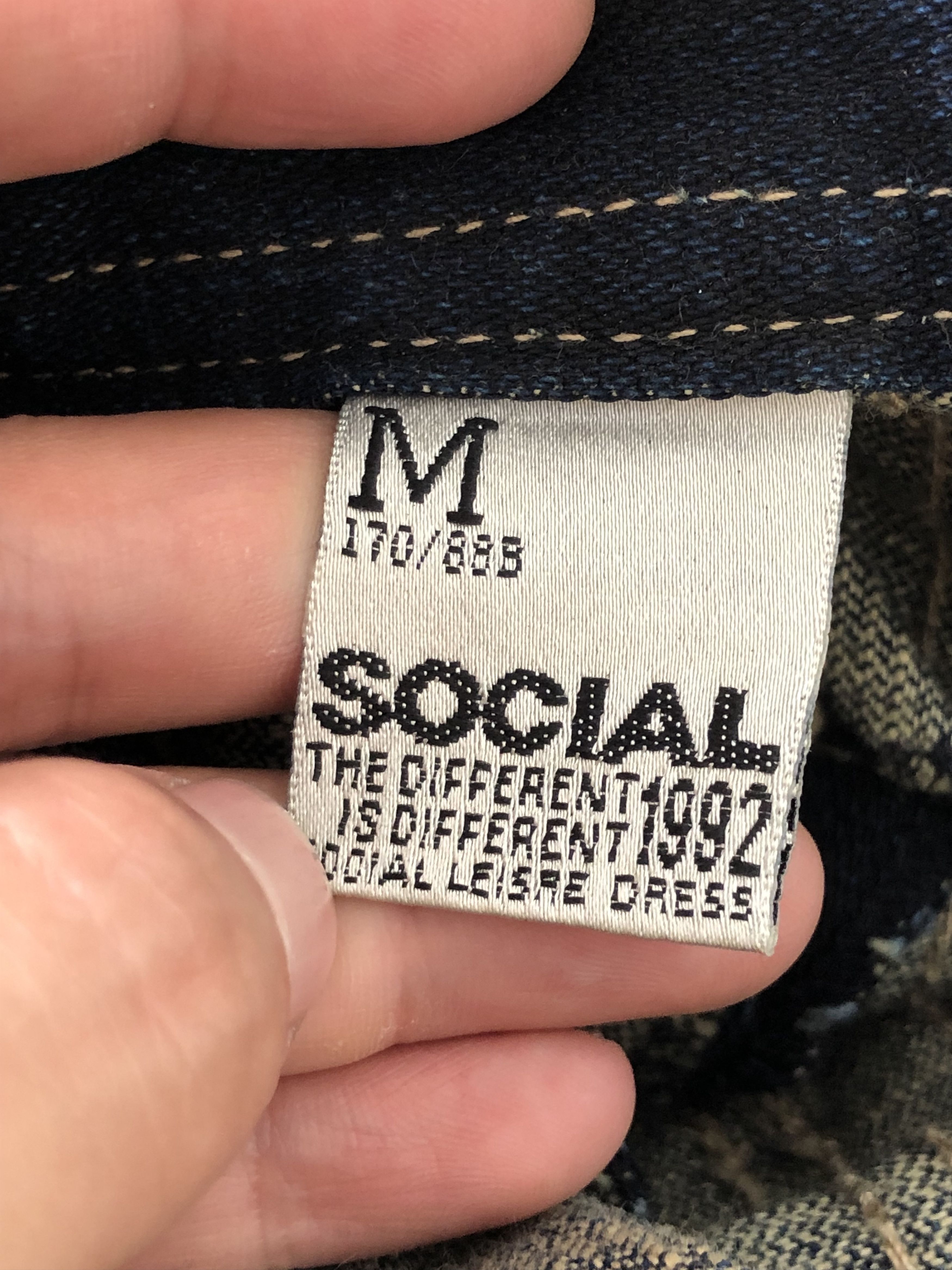 Vintage RARE🔥VINTAGE SOCIAL LEISURE WESTERN STYLE DENIM Size US 30 / EU 46 - 17 Thumbnail