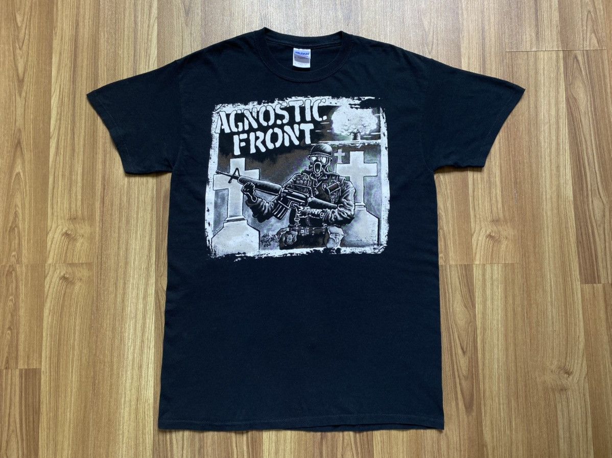 Band Tees Vintage Agnostic Front T Shirt Biohazard Gorilla Biscuits Size US M / EU 48-50 / 2 - 1 Thumbnail