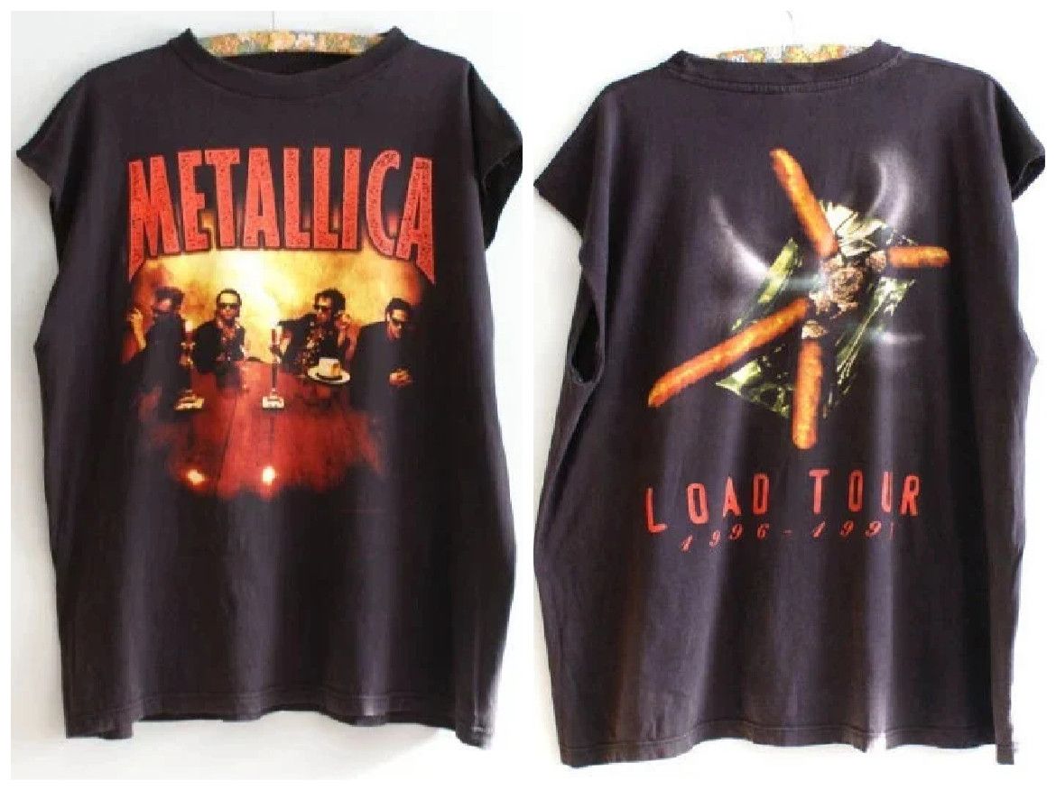 Metallica 1996 Metallica Load Tour Unique Vintage T-shirt, Size US XL / EU 56 / 4 - 2 Thumbnail