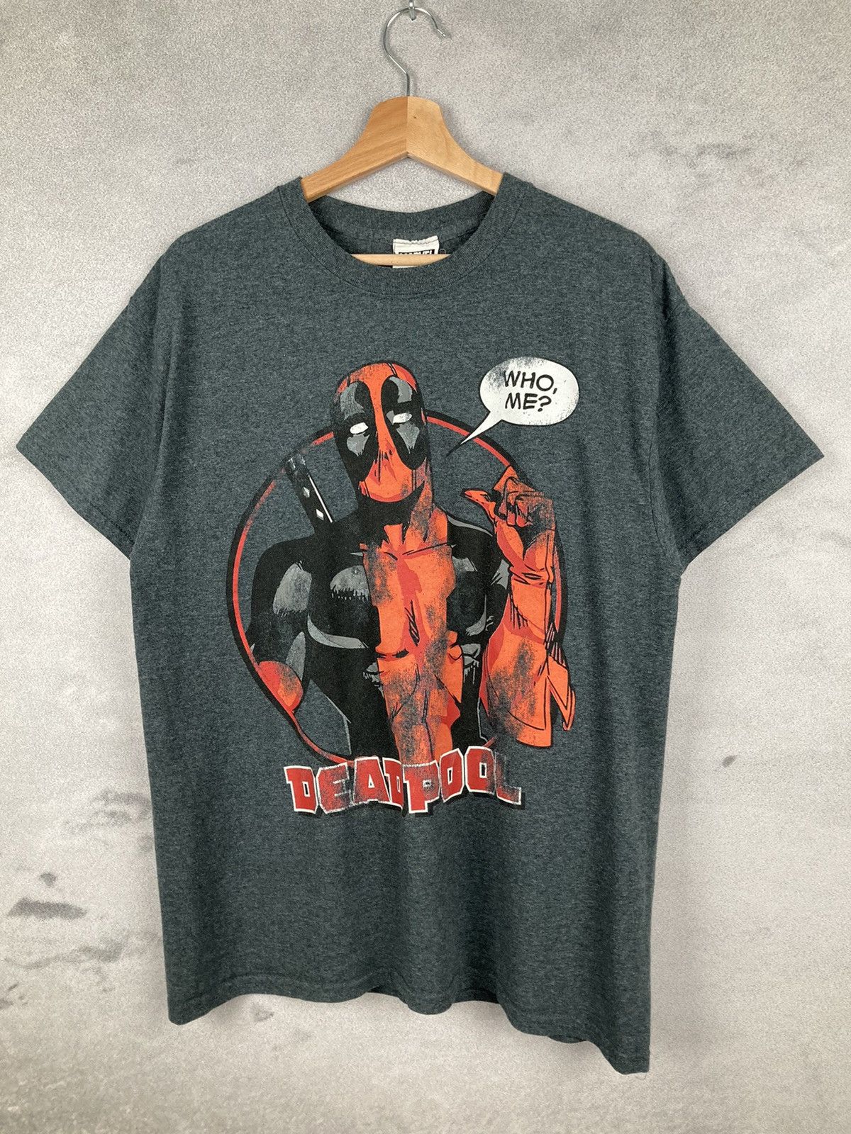 Marvel Comics Vintage Marvel Deadpool Movie Cartoon Graphic Size US L / EU 52-54 / 3 - 2 Thumbnail