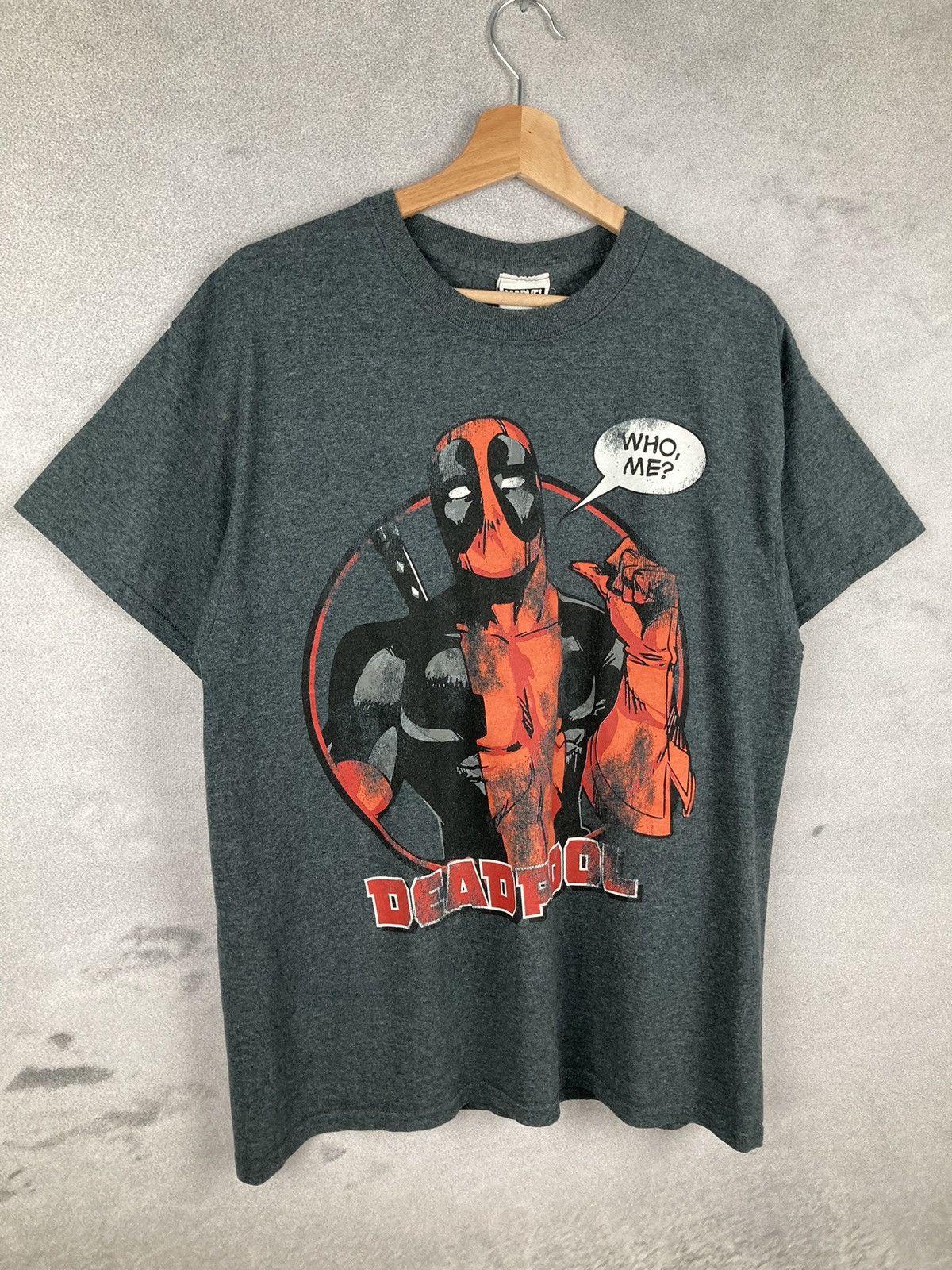 Marvel Comics Vintage Marvel Deadpool Movie Cartoon Graphic Size US L / EU 52-54 / 3 - 4 Thumbnail