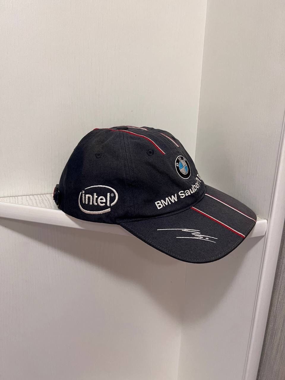 BMW BMW Sauber F1 Team Cap 2007 Vintage Formula 1 sun faded Size ONE SIZE - 10 Thumbnail