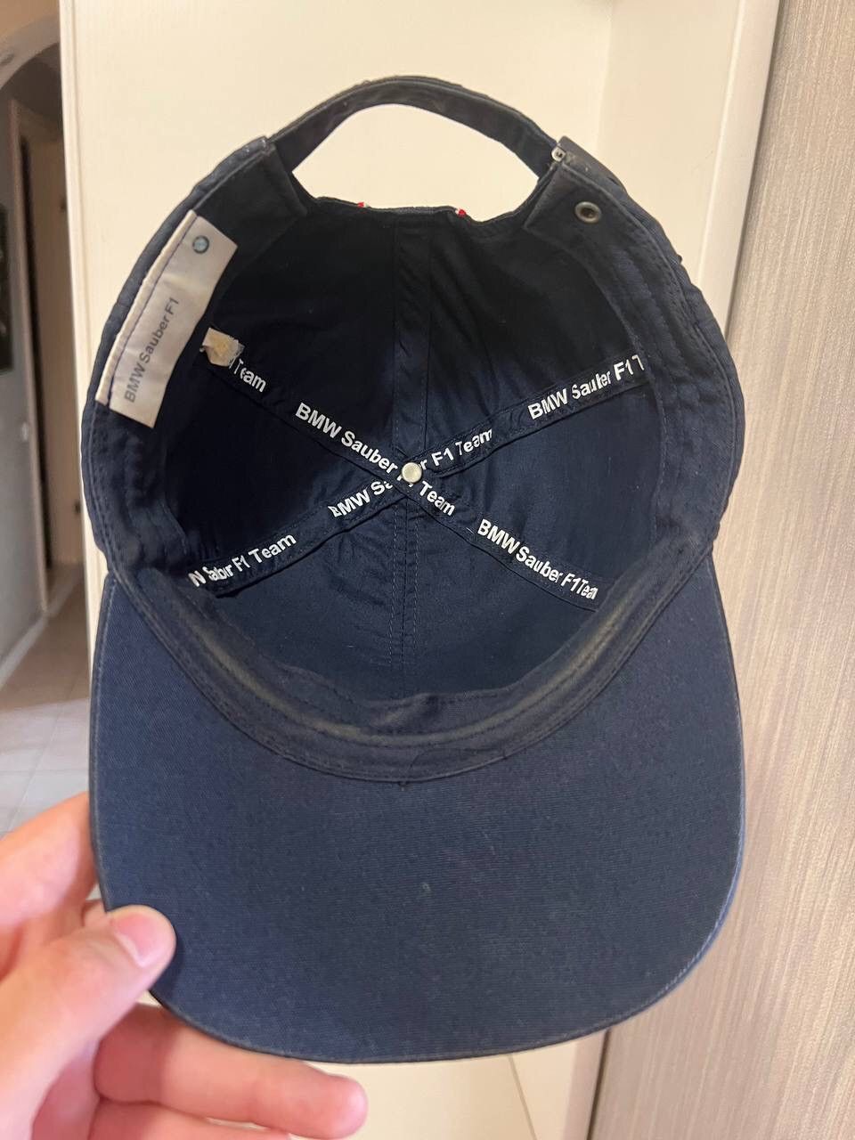 BMW BMW Sauber F1 Team Cap 2007 Vintage Formula 1 sun faded Size ONE SIZE - 7 Thumbnail