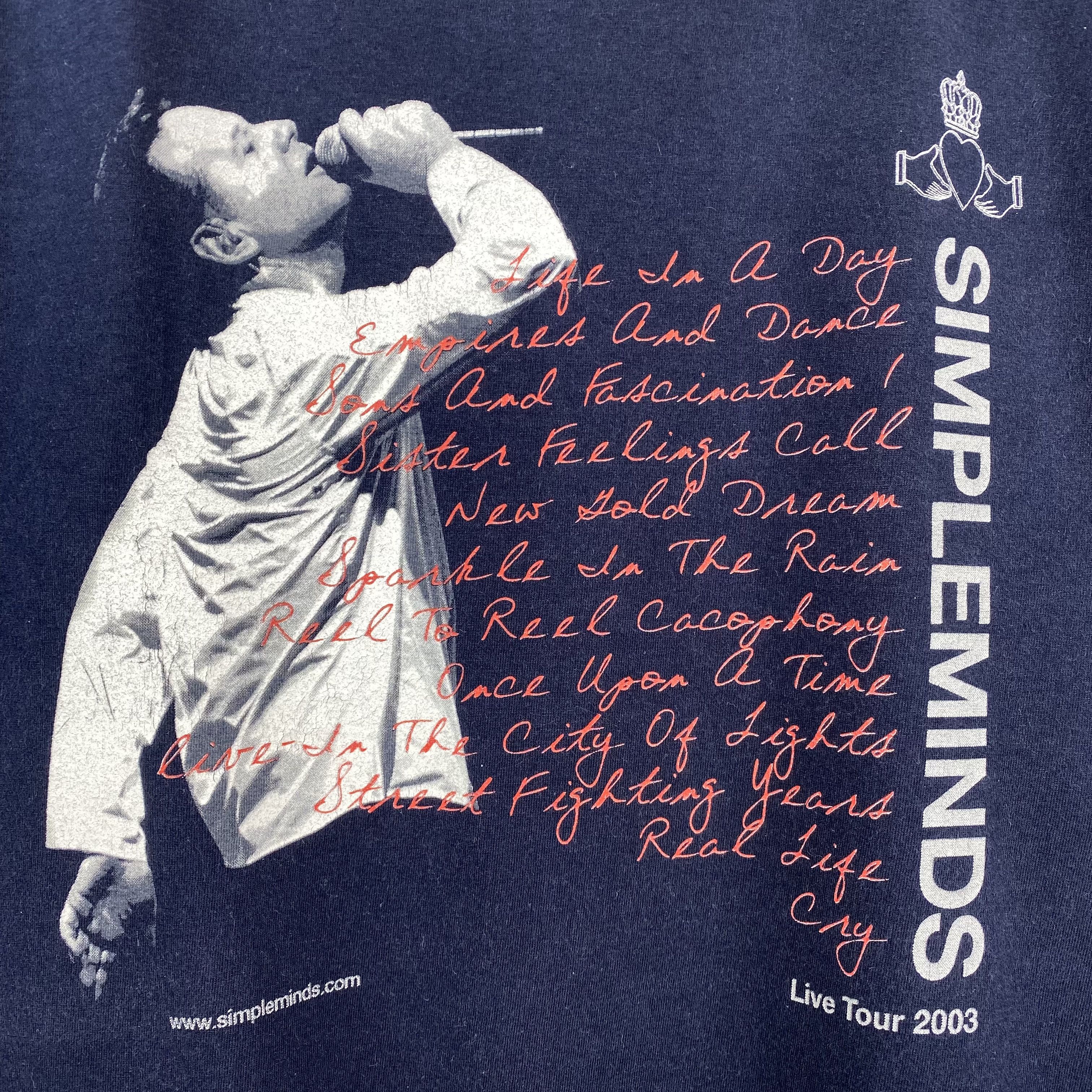 Band Tees Vintage Simple Minds shirt 2003 Size US M / EU 48-50 / 2 - 4 Thumbnail