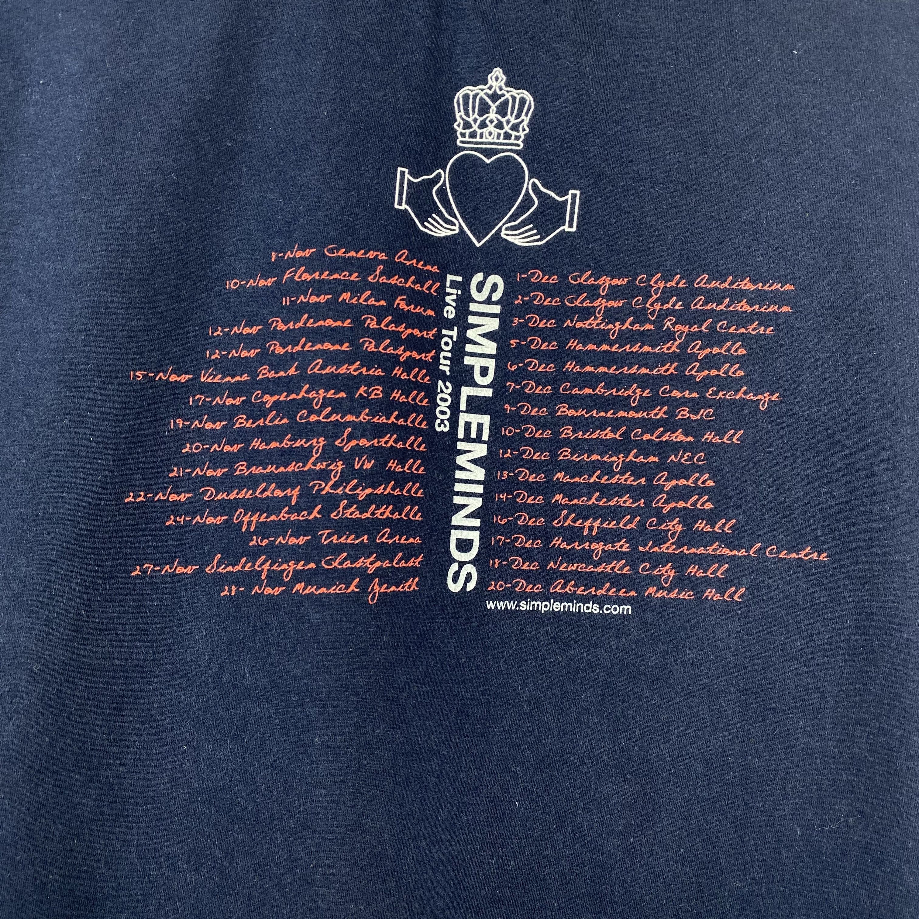 Band Tees Vintage Simple Minds shirt 2003 Size US M / EU 48-50 / 2 - 9 Thumbnail
