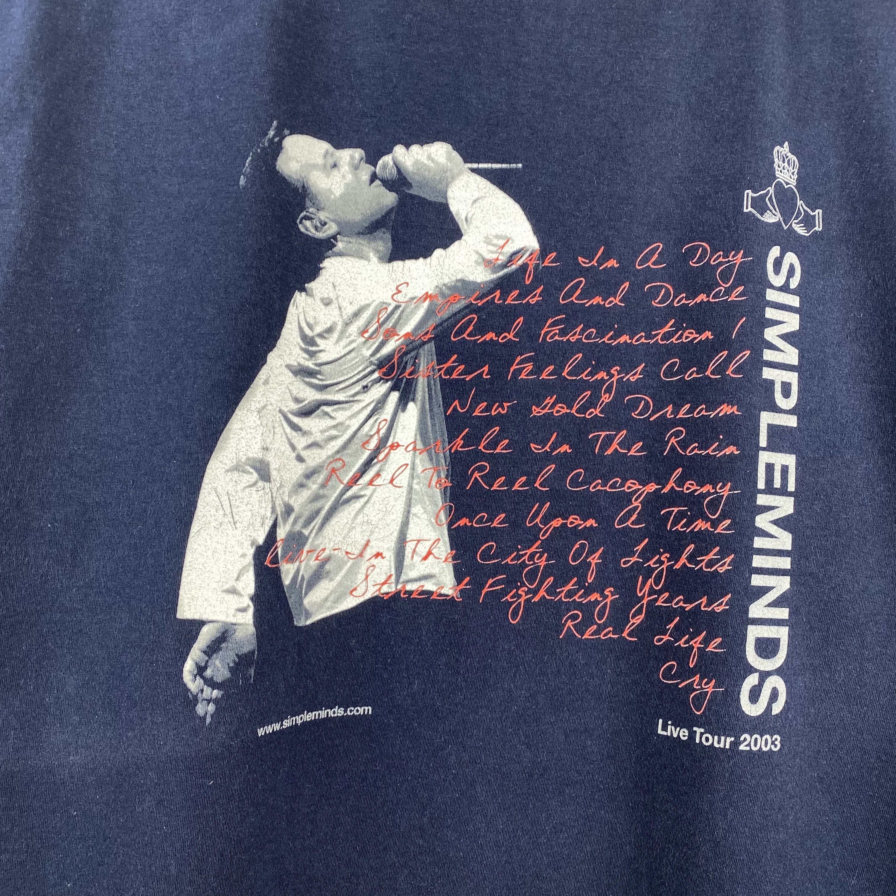 Band Tees Vintage Simple Minds shirt 2003 Size US M / EU 48-50 / 2 - 2 Thumbnail