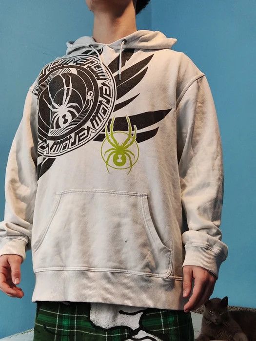 Japanese Brand vintage y2k cyber hoodie archive graphic logo hooded sweat Size US L / EU 52-54 / 3 - 3 Thumbnail