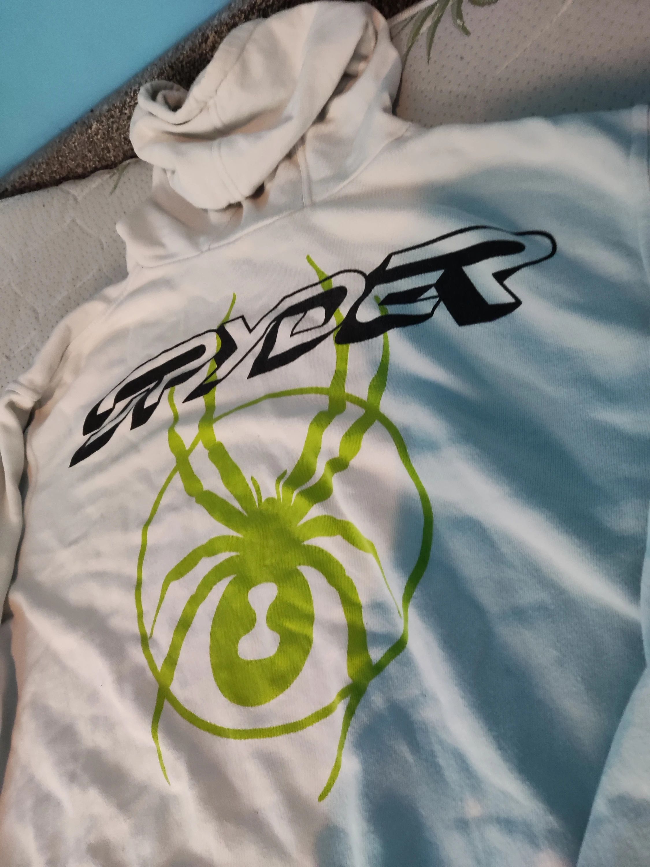 Japanese Brand vintage y2k cyber hoodie archive graphic logo hooded sweat Size US L / EU 52-54 / 3 - 5 Thumbnail