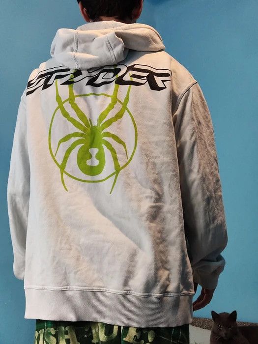 Japanese Brand vintage y2k cyber hoodie archive graphic logo hooded sweat Size US L / EU 52-54 / 3 - 4 Thumbnail