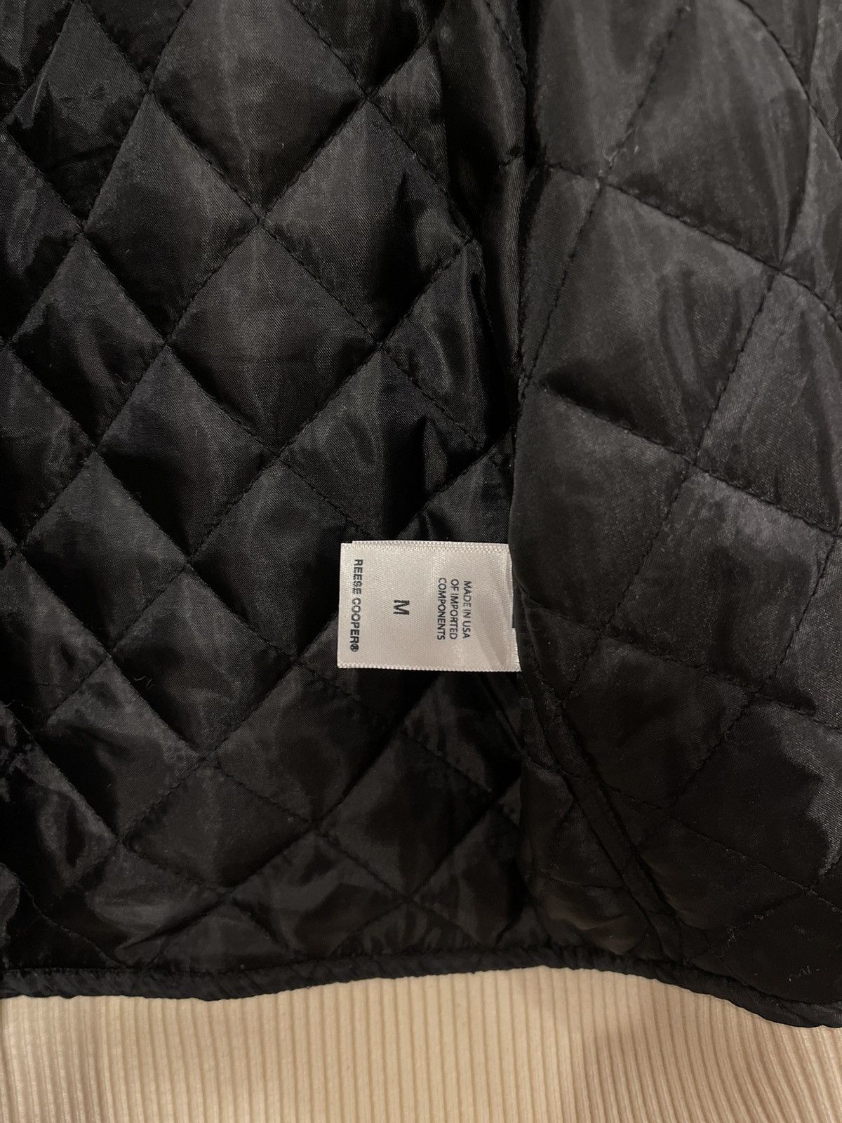 Reese Cooper Reese Cooper FW21 Black & White Distressed Varsity Jacket Size US M / EU 48-50 / 2 - 7 Thumbnail