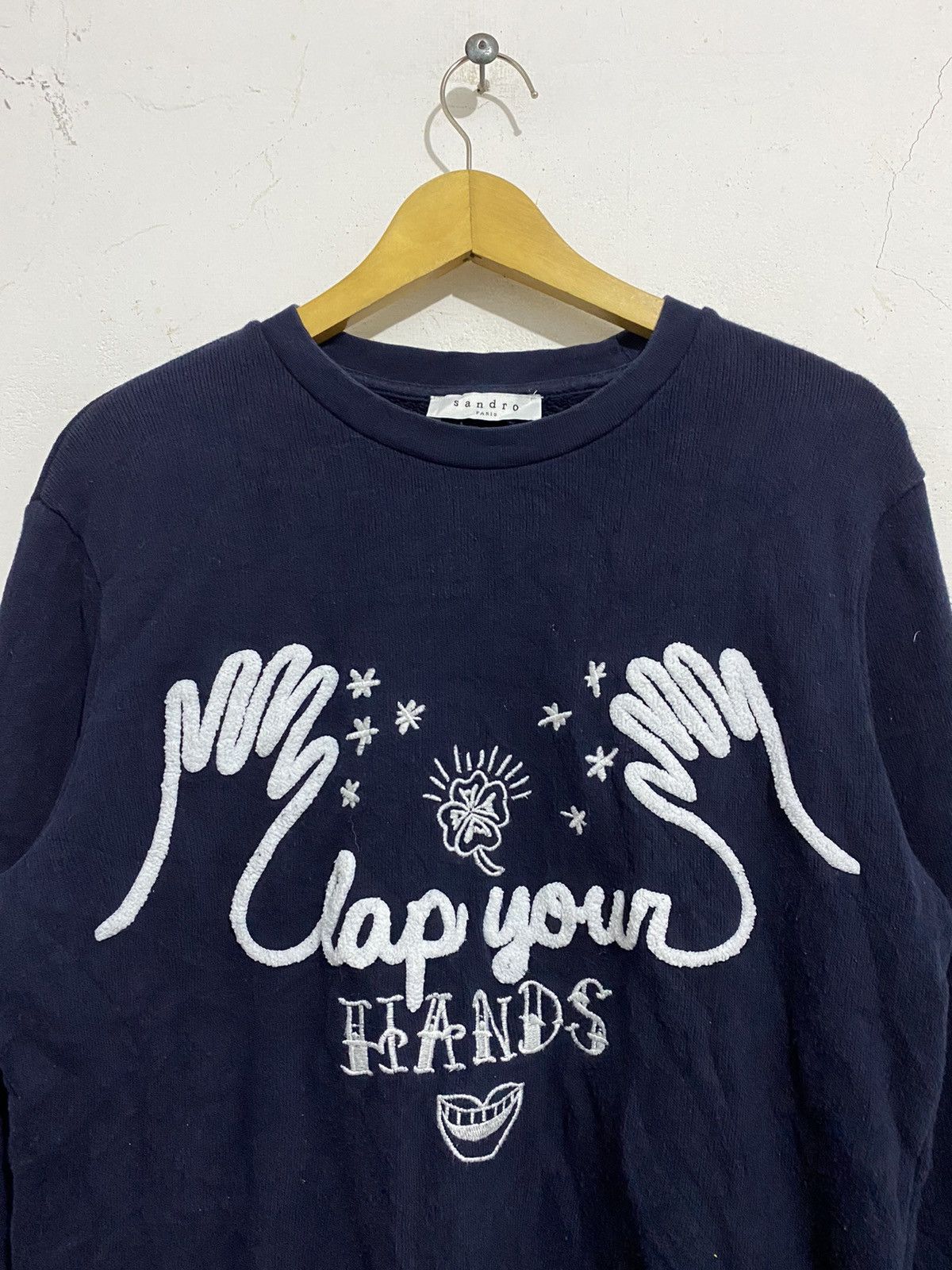 Sandro 💸BINDINGOFFER💸Sandro Clap Your Hand Sweatshirt Size US M / EU 48-50 / 2 - 2 Thumbnail