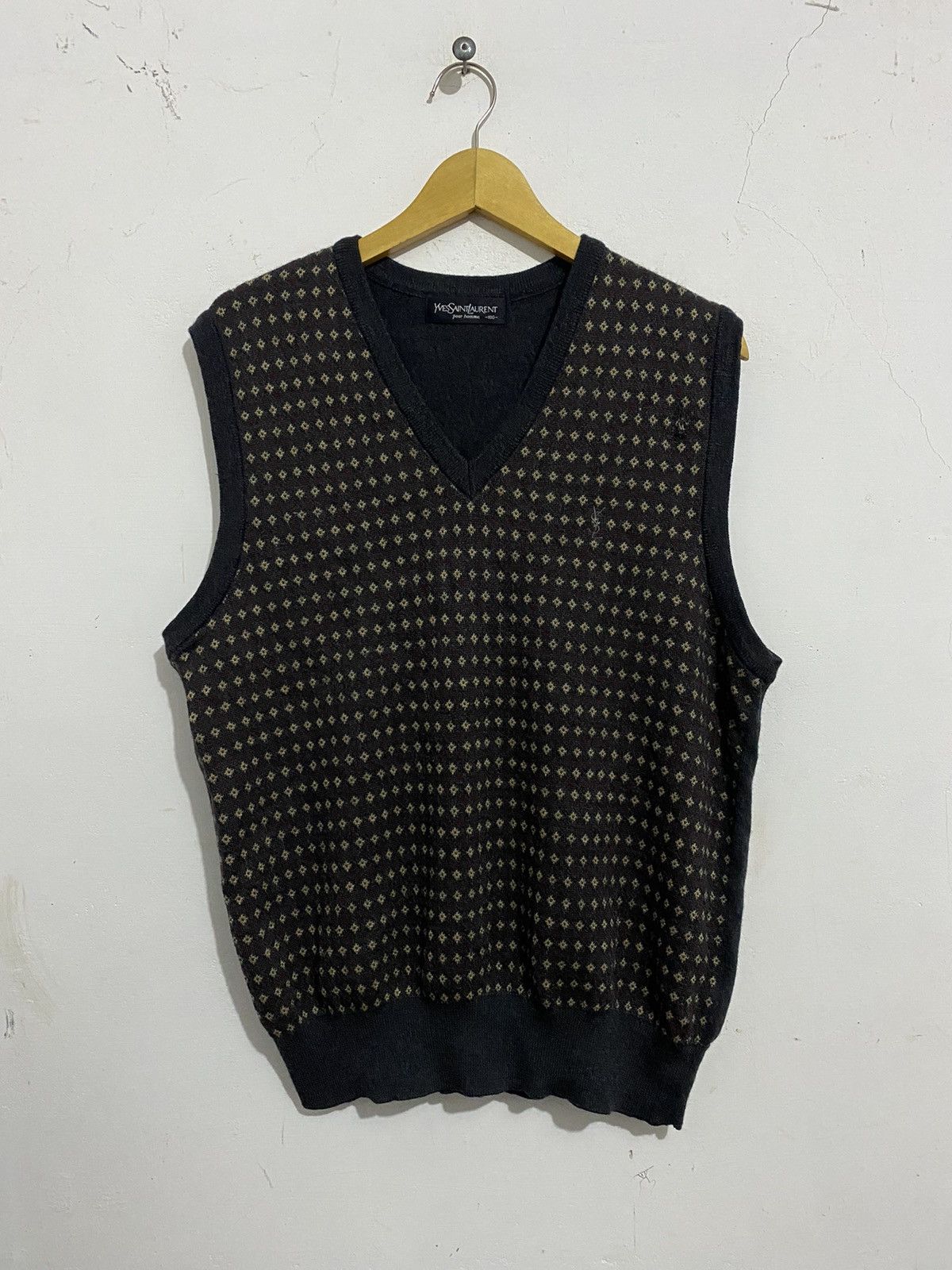 Yves Saint Laurent 🖤BLACKFRIDAY🖤Yves Saint Lauren Vest Hole Style Size US M / EU 48-50 / 2 - 1 Thumbnail