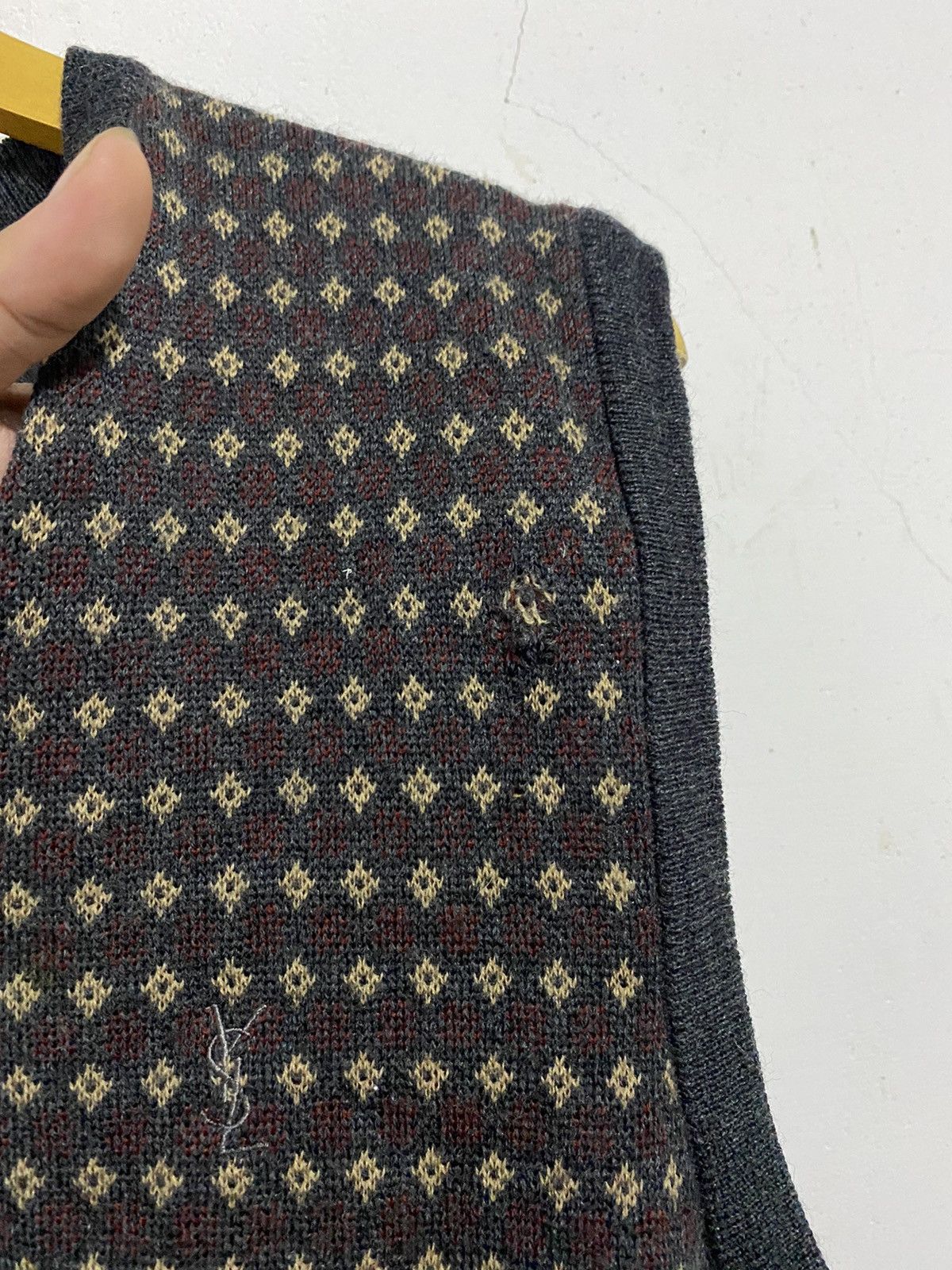 Yves Saint Laurent 🖤BLACKFRIDAY🖤Yves Saint Lauren Vest Hole Style Size US M / EU 48-50 / 2 - 4 Thumbnail