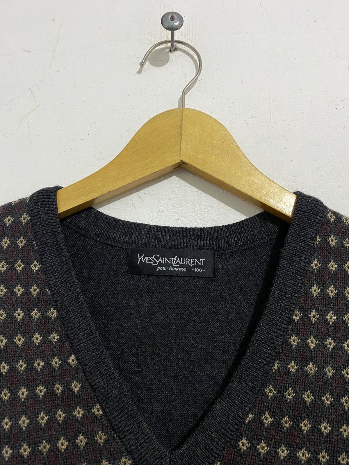 Yves Saint Laurent 🖤BLACKFRIDAY🖤Yves Saint Lauren Vest Hole Style Size US M / EU 48-50 / 2 - 5 Thumbnail