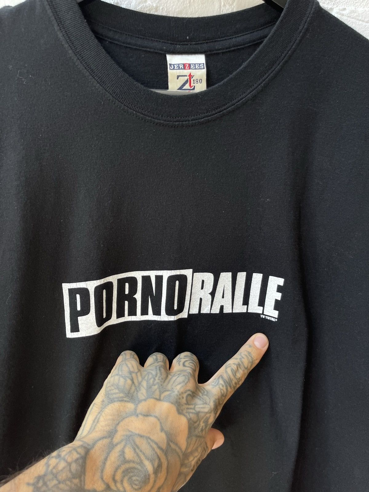 Vintage Porno Ralle Porn Shirt a bold statement