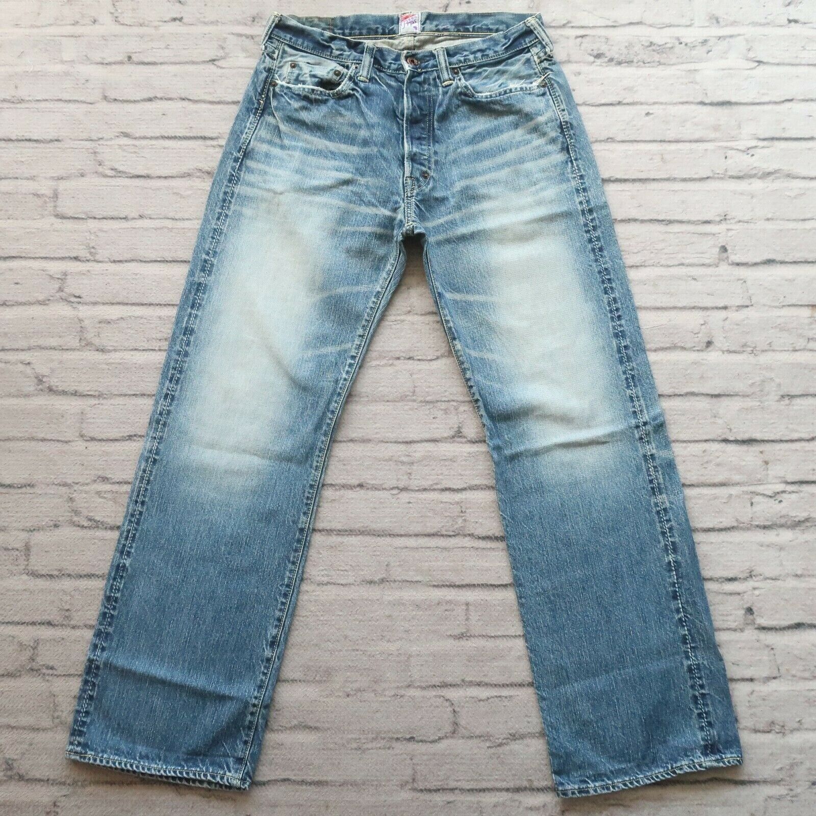 Prps Vintage 00s PRPS Japanese Purple Selvedge Denim Jeans Distressed ...