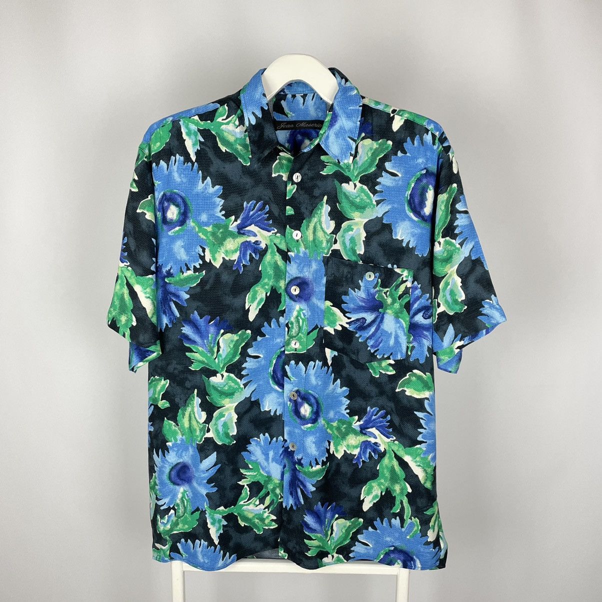 Other Vintage Jean Maseric Viscose Lightweight Shirt Size US L / EU 52-54 / 3 - 1 Thumbnail