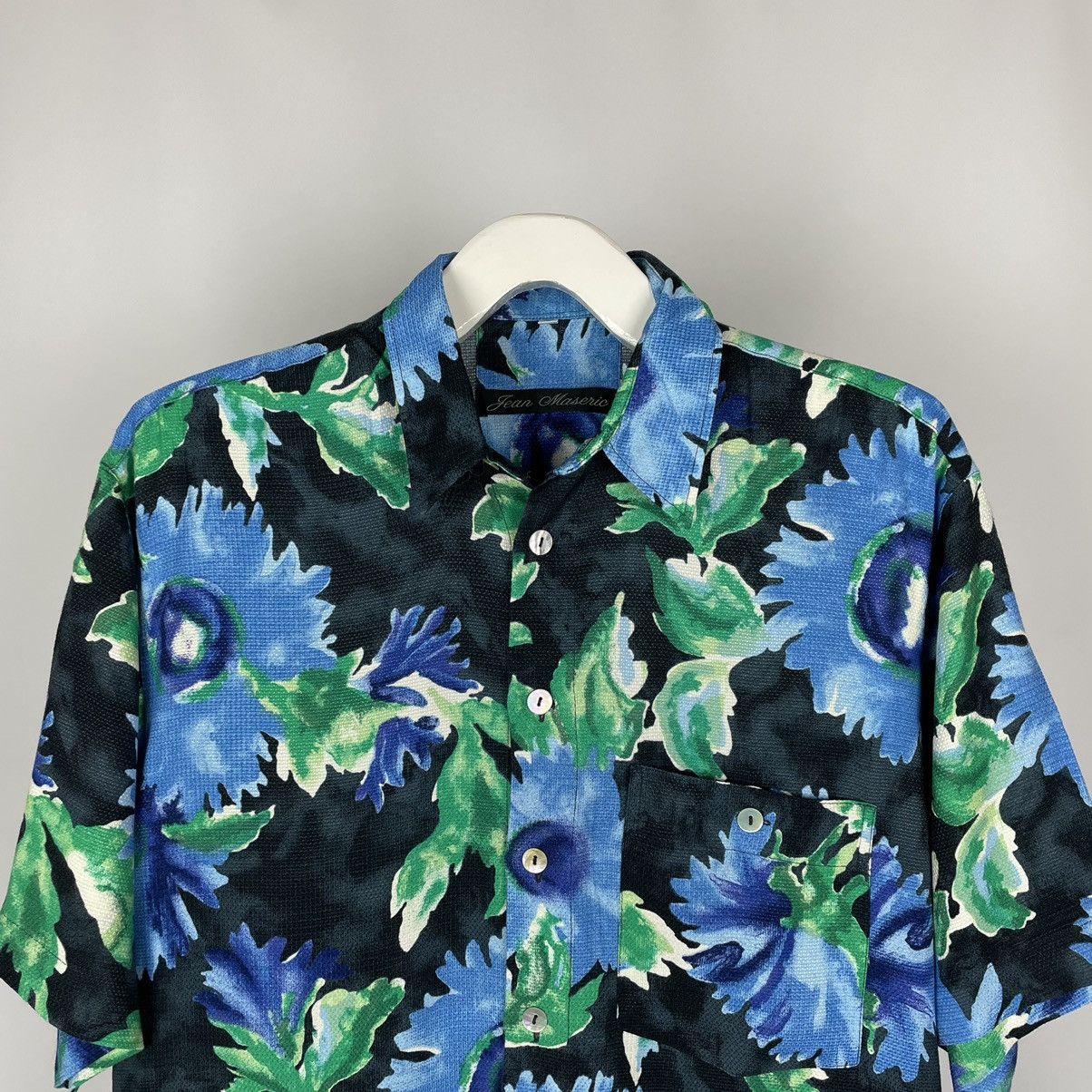 Other Vintage Jean Maseric Viscose Lightweight Shirt Size US L / EU 52-54 / 3 - 3 Thumbnail