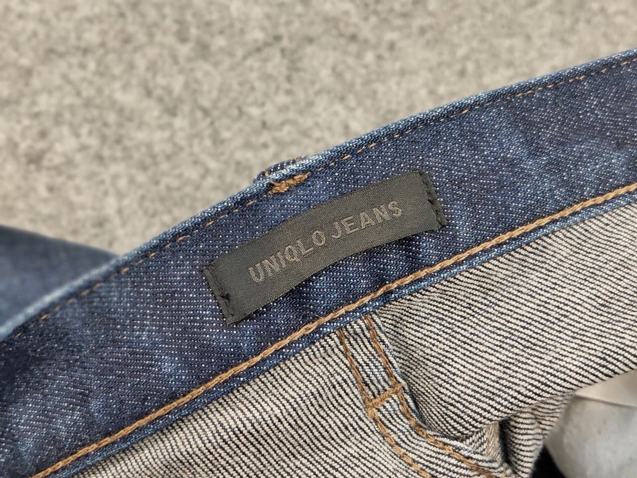 Uniqlo Vintage Japan Uniqlo Selvedge Dark Faded Denim Jeans Size US 31 - 19 Thumbnail