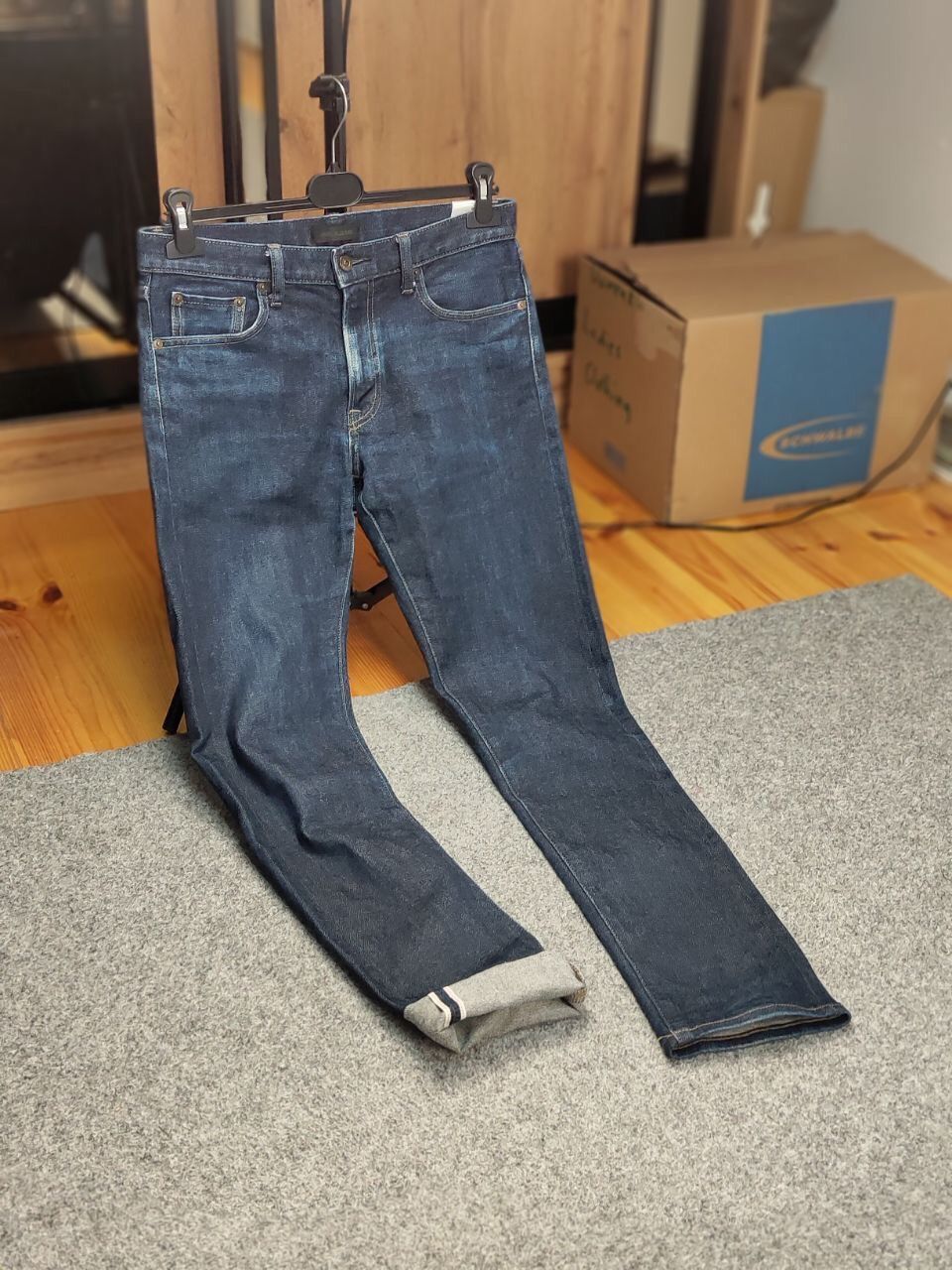 Uniqlo Vintage Japan Uniqlo Selvedge Dark Faded Denim Jeans Size US 31 - 21 Thumbnail
