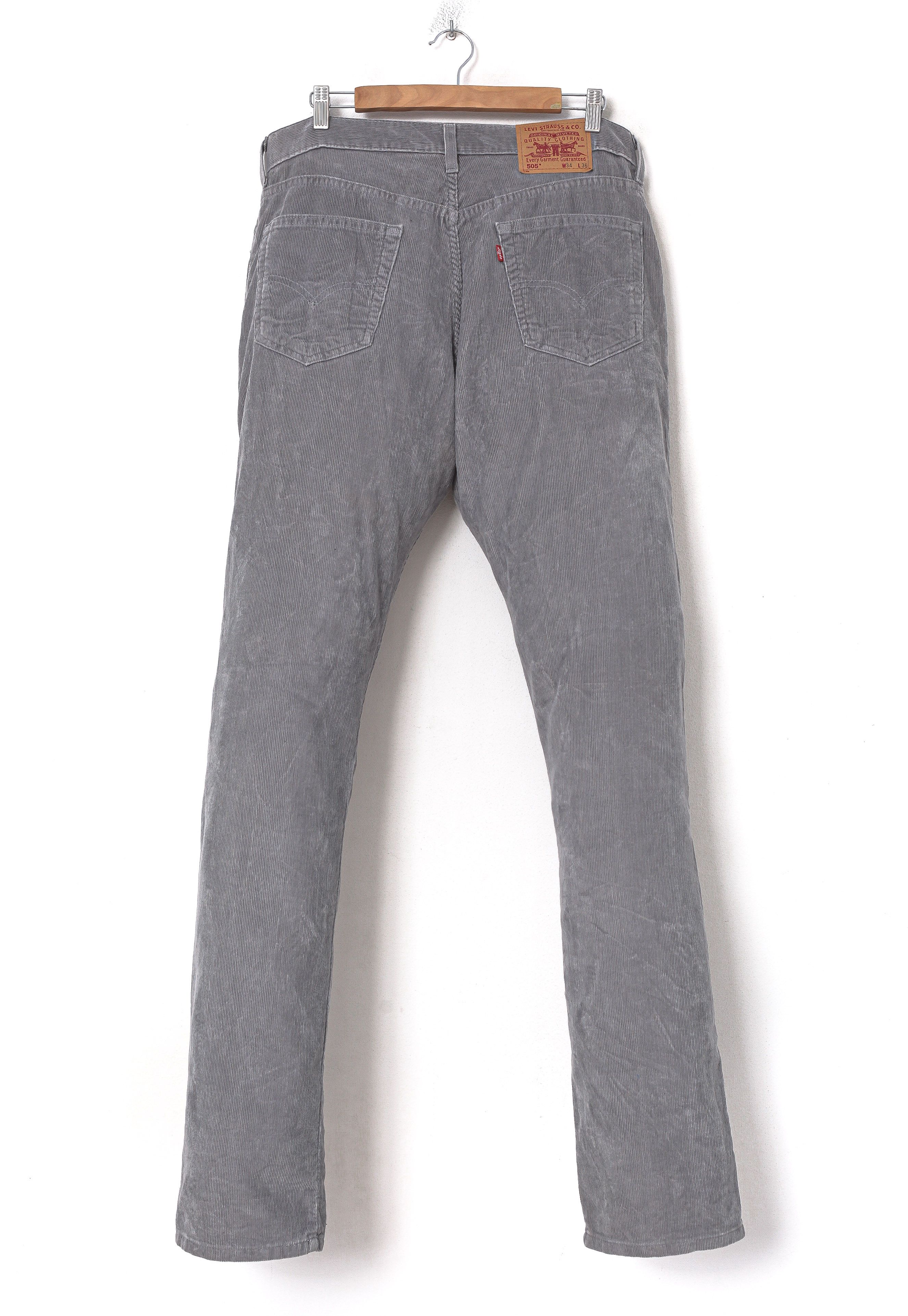 Levi's × Vintage Vintage LEVIS 505 Corduroy Pants 90s A8659 Size US 34 / EU 50 - 7 Thumbnail