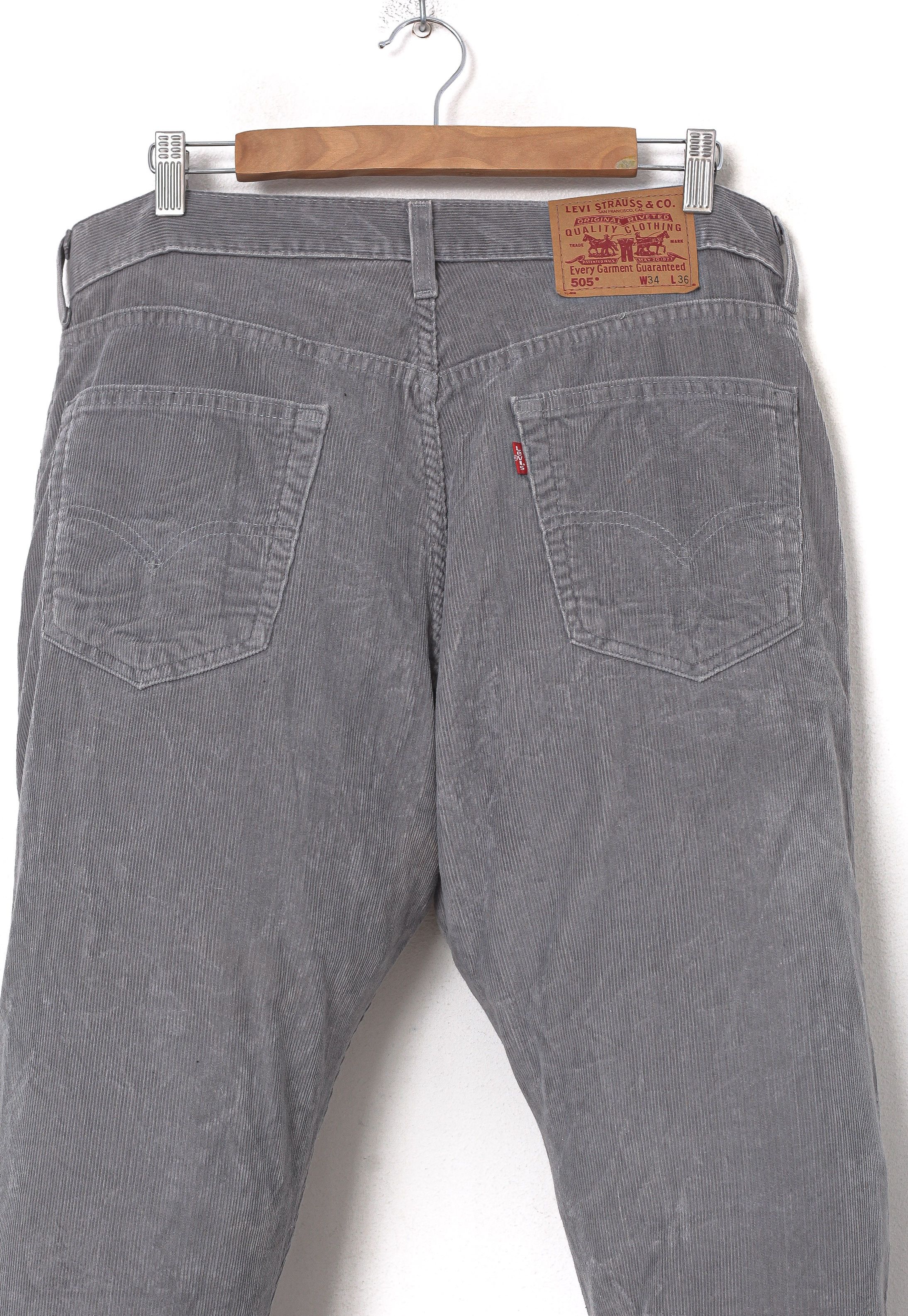 Levi's × Vintage Vintage LEVIS 505 Corduroy Pants 90s A8659 Size US 34 / EU 50 - 12 Thumbnail