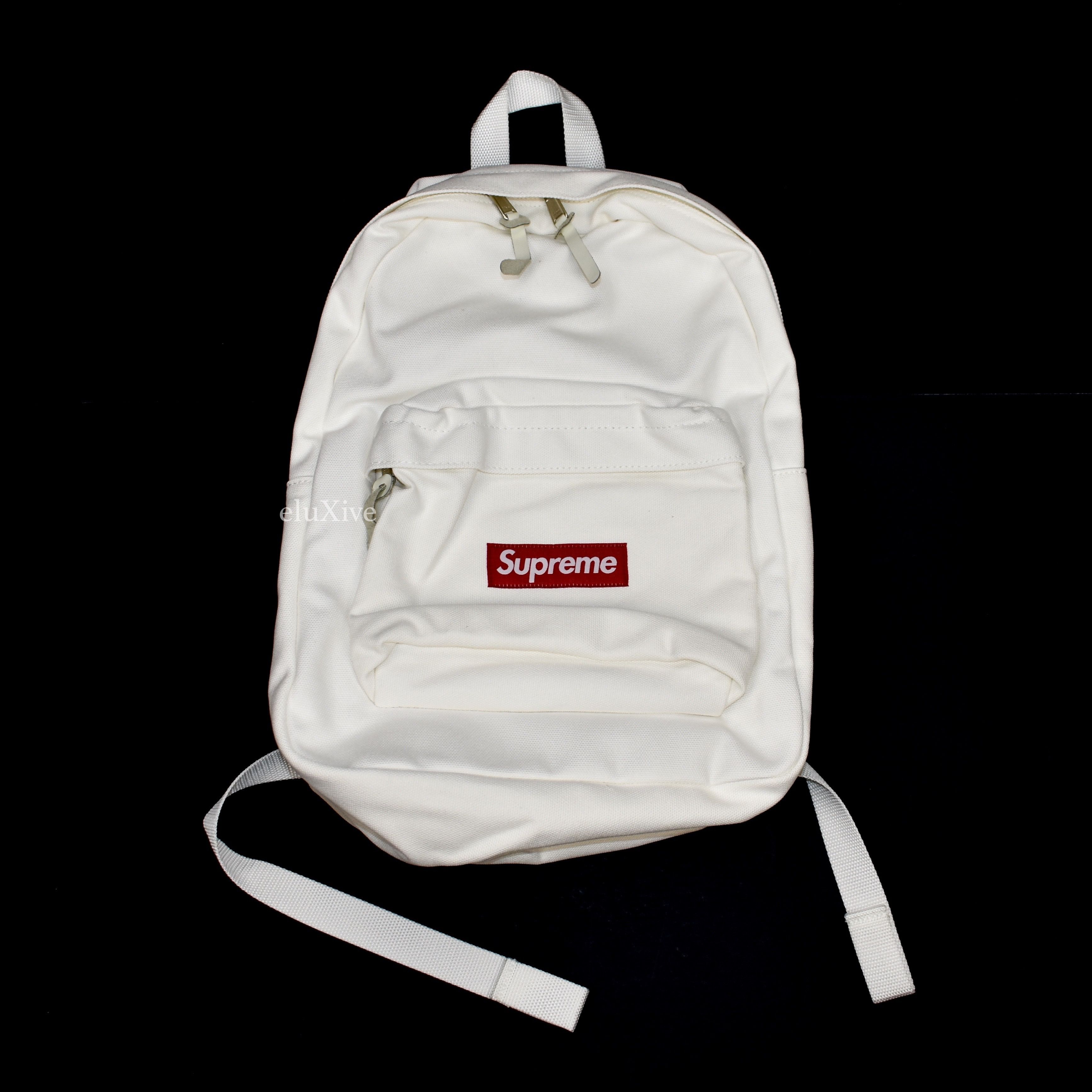 Supreme Canvas Backpack White FW20 Supreme Supreme Canvas Backpack  main image 2