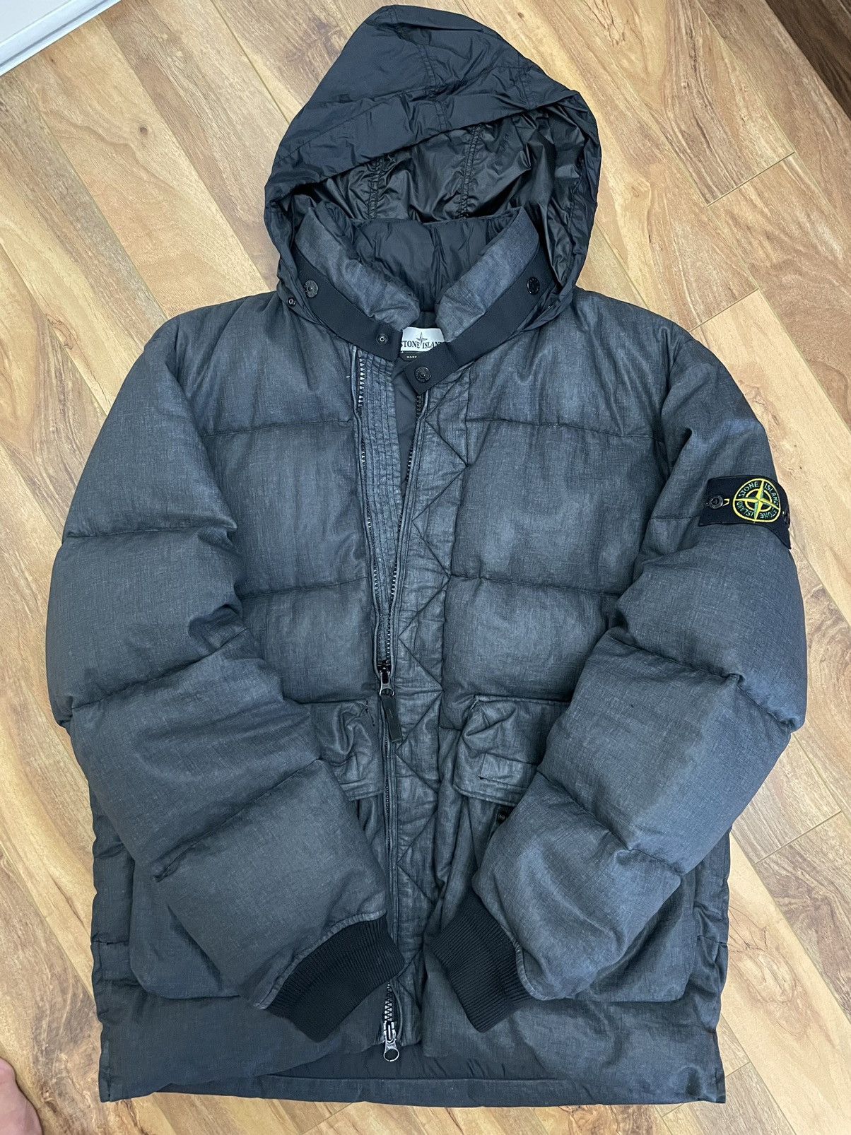 Stone Island Jacket 41833 LINO RESINATO DOWN-TC