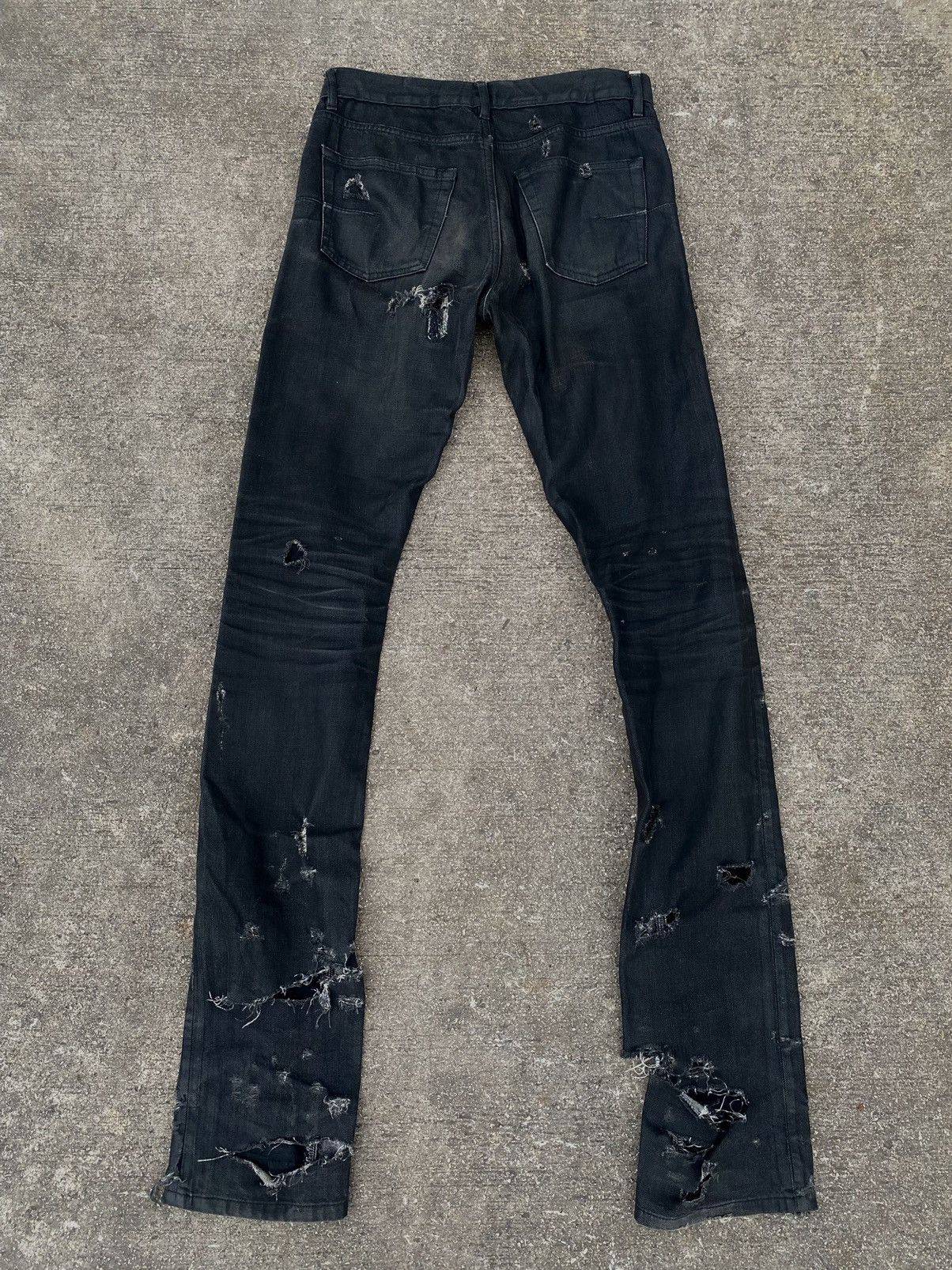 DIOR STRIP DENIM SS04 WAXED HEDI SLIMANE