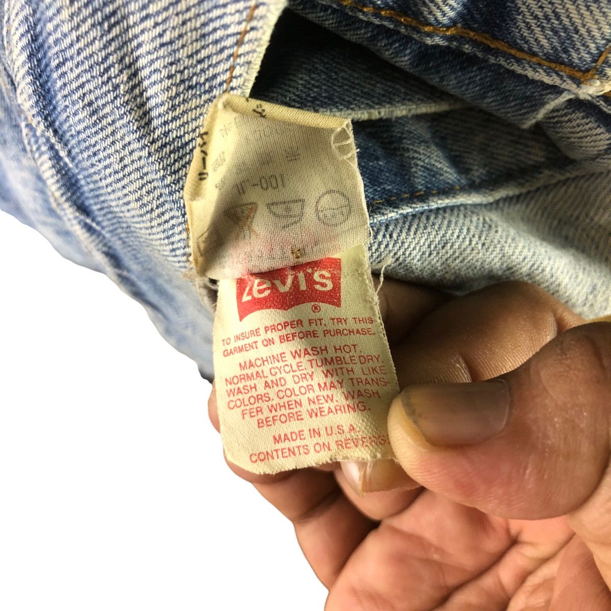 Levi's × Levi's Vintage Clothing × Vintage Vintage Levi’s Denim Jacket Distressed Size US M / EU 48-50 / 2 - 9 Thumbnail
