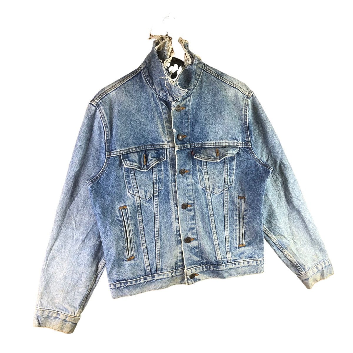 Levi's × Levi's Vintage Clothing × Vintage Vintage Levi’s Denim Jacket Distressed Size US M / EU 48-50 / 2 - 2 Thumbnail