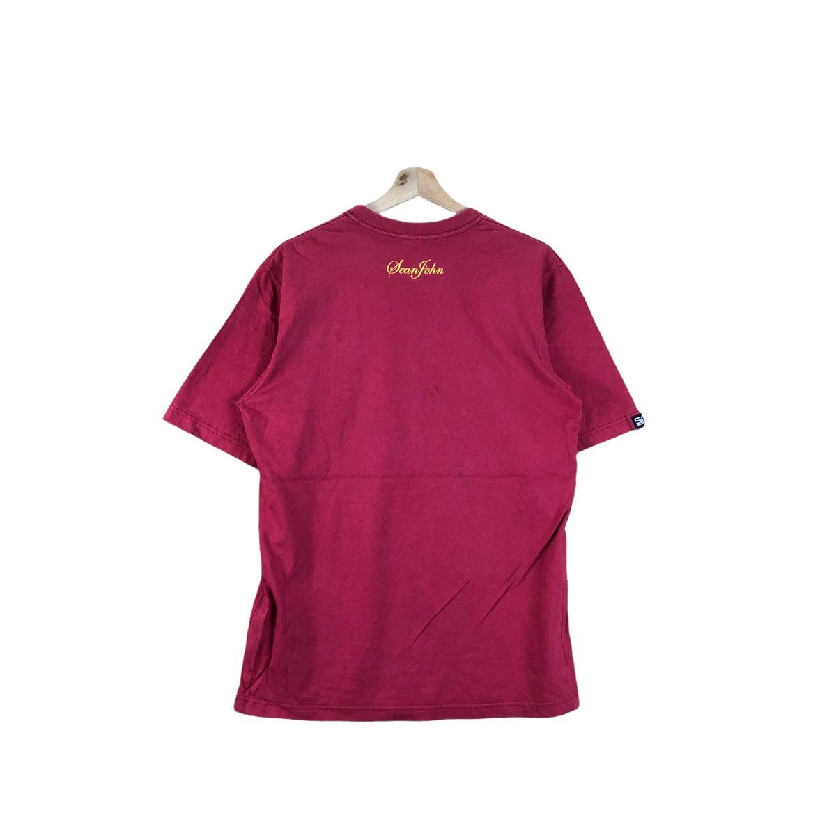 Sean John × Vintage Vintage Sean John Tshirt Overprint Red Size US L / EU 52-54 / 3 - 6 Thumbnail