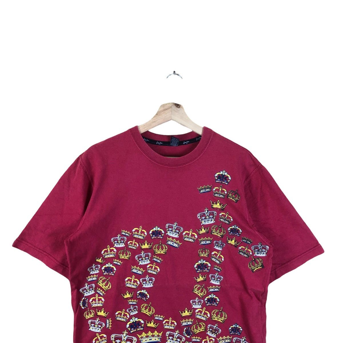 Sean John × Vintage Vintage Sean John Tshirt Overprint Red Size US L / EU 52-54 / 3 - 4 Thumbnail
