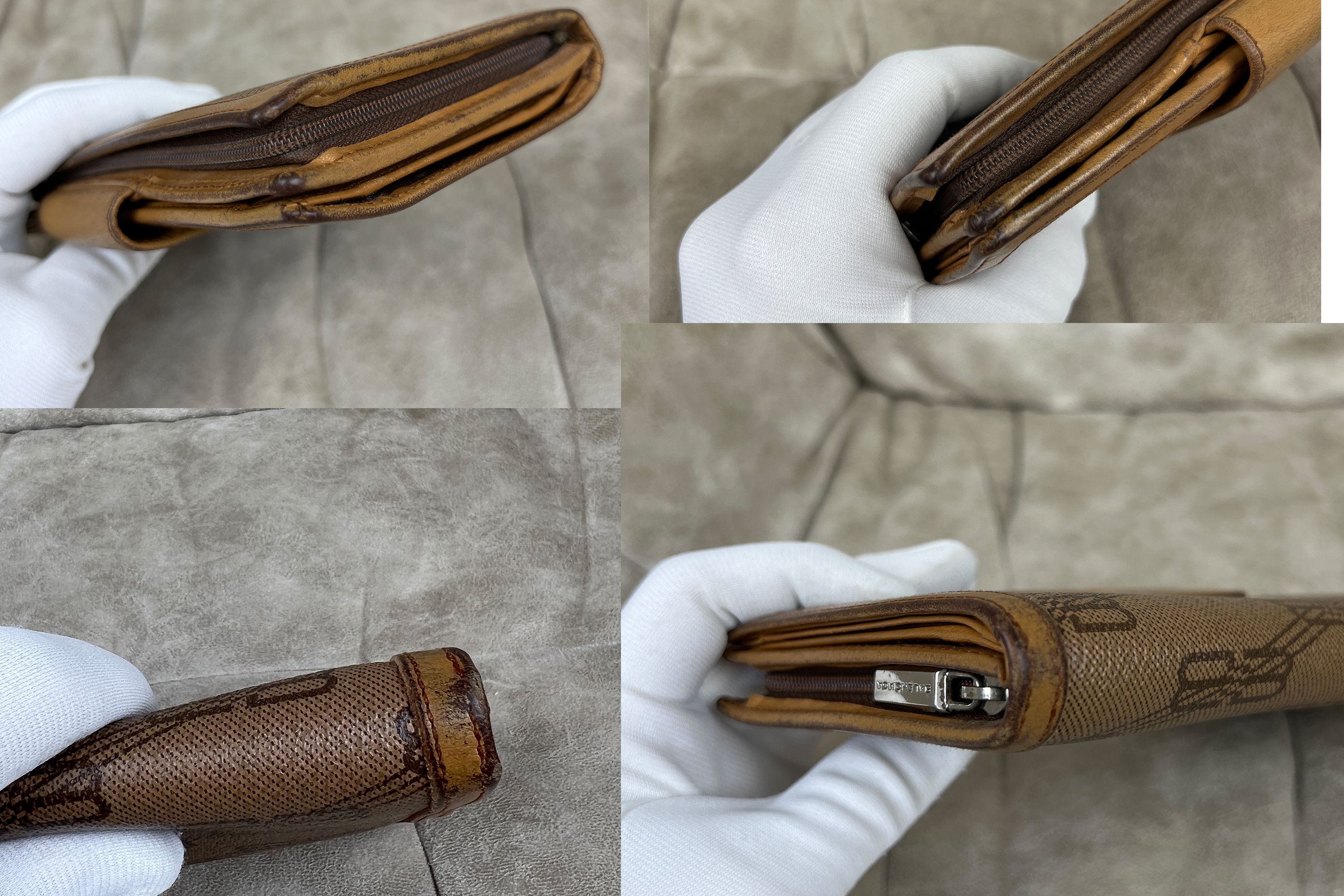 Balenciaga Vintage Balenciaga Monogram Leather Wallet Size ONE SIZE - 12 Thumbnail